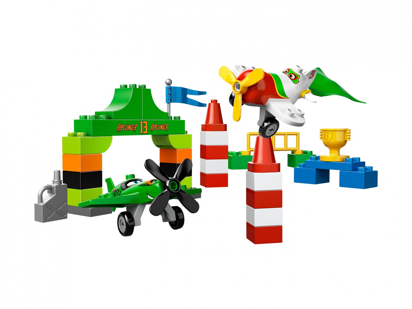LEGO 10510 Samoloty, Ripslinger i wyścig powietrzny