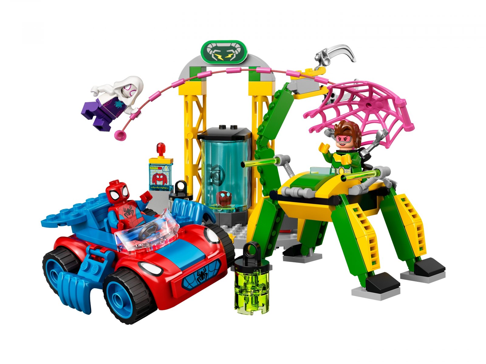 LEGO 10783 Spider-Man w laboratorium Doca Ocka