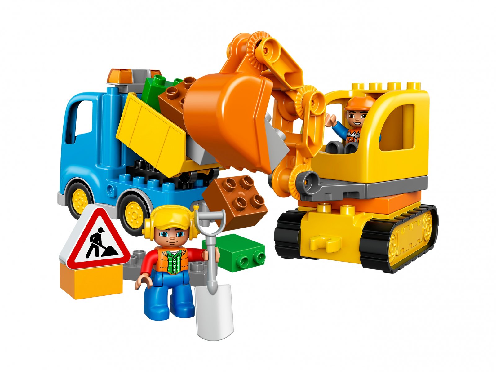 LEGO 10812 Ciężarówka i koparka gąsienicowa