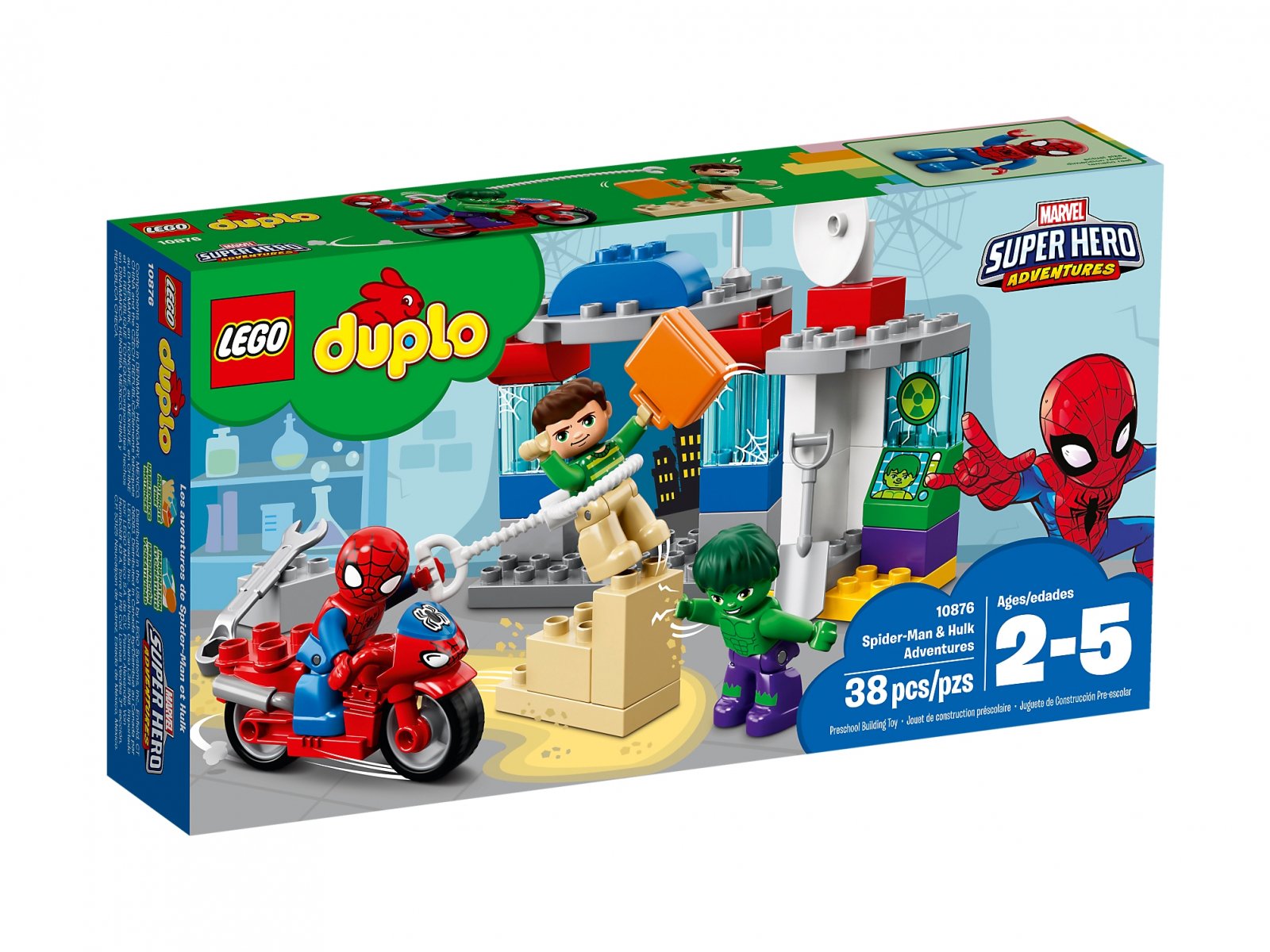 LEGO 10876 Przygody Spider-Mana i Hulka