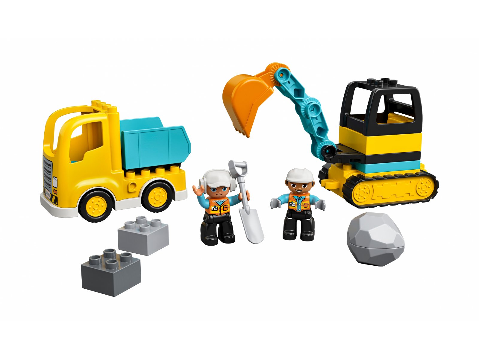 LEGO 10931 Ciężarówka i koparka gąsienicowa