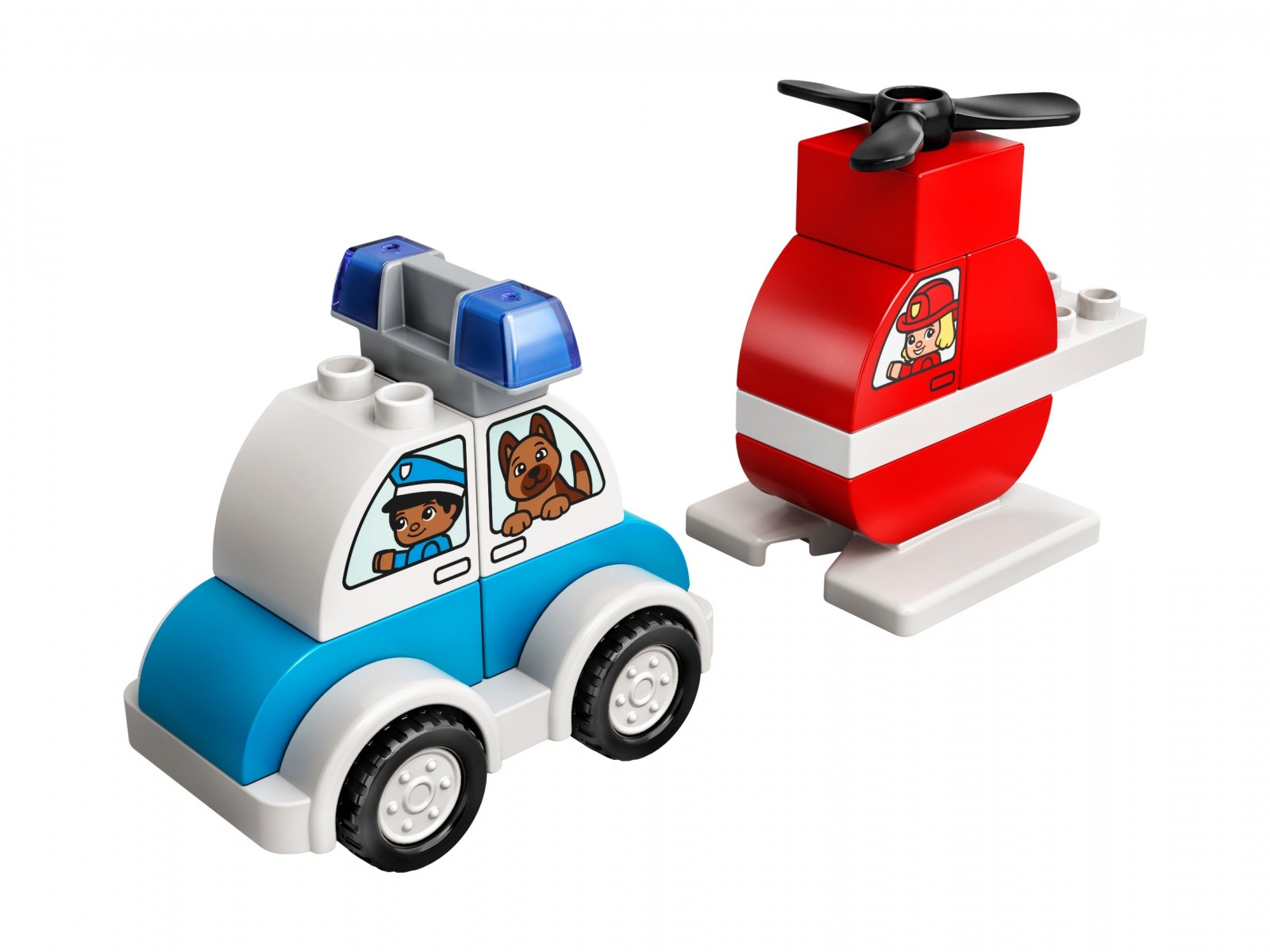LEGO 10957 Helikopter strażacki i radiowóz