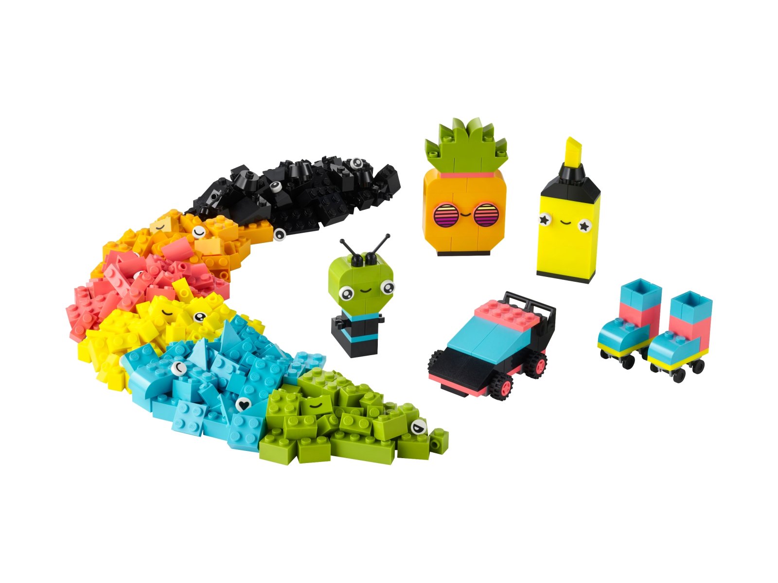 LEGO 11027 Kreatywna zabawa neonowymi kolorami