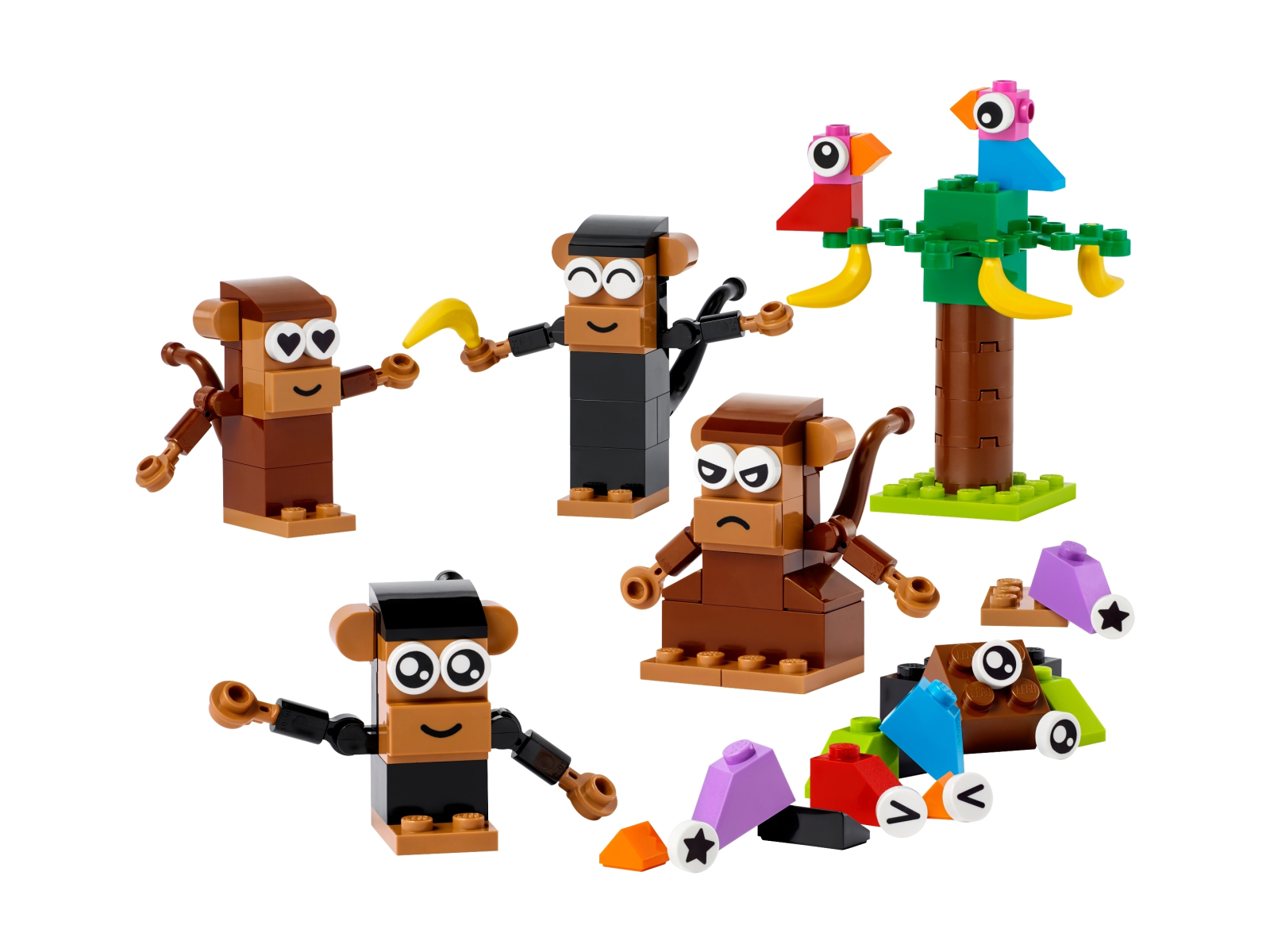 LEGO 11031 Kreatywna małpia zabawa