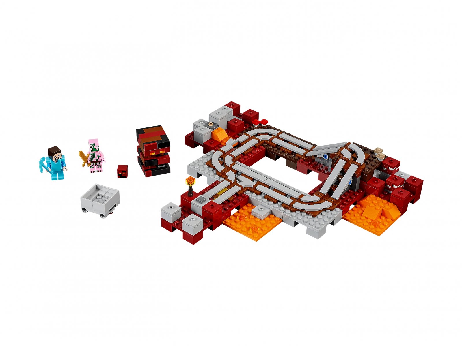 LEGO 21130 Linia kolejowa w Netherze