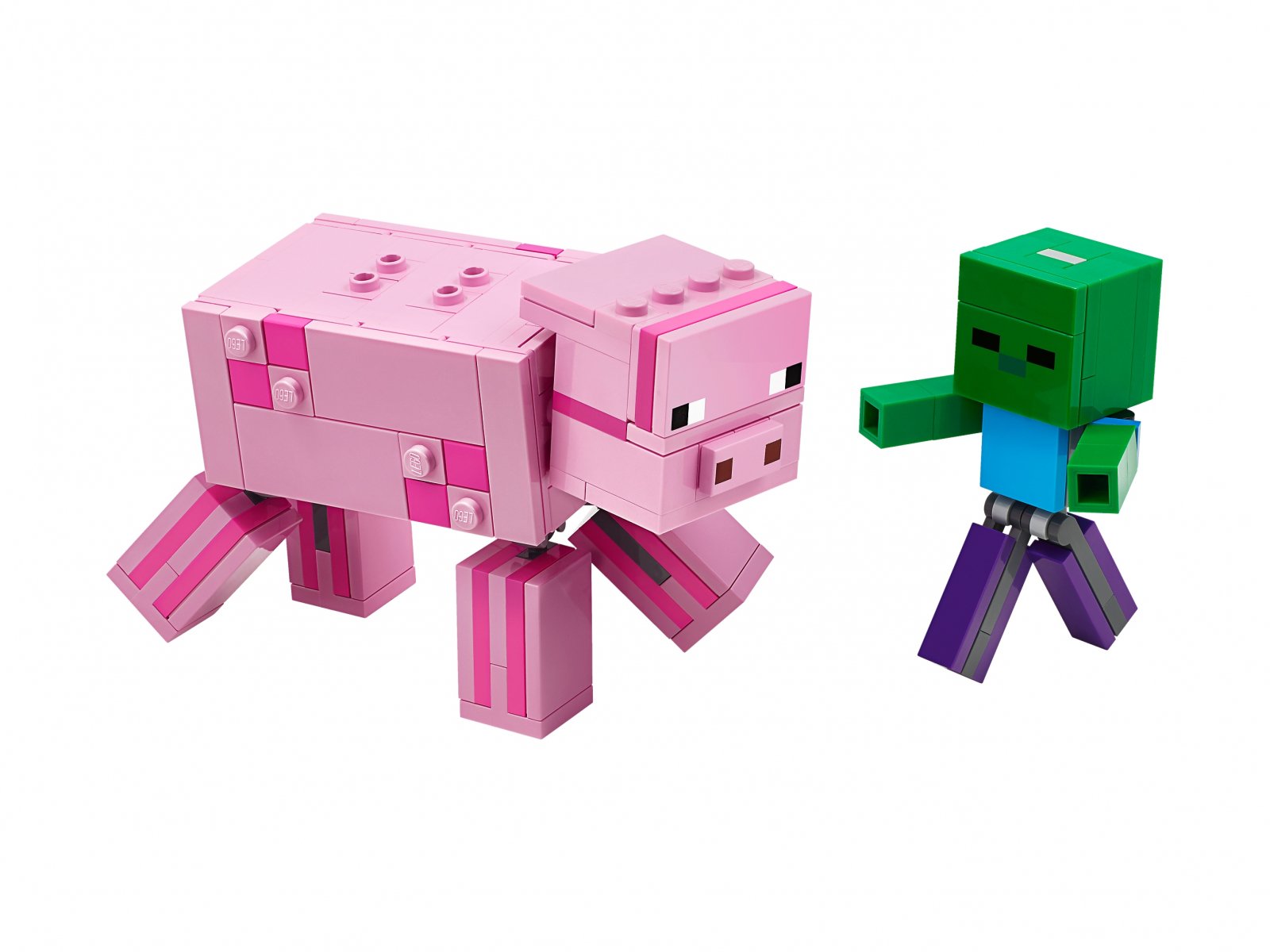 LEGO 21157 Minecraft BigFig - Świnka i mały zombie