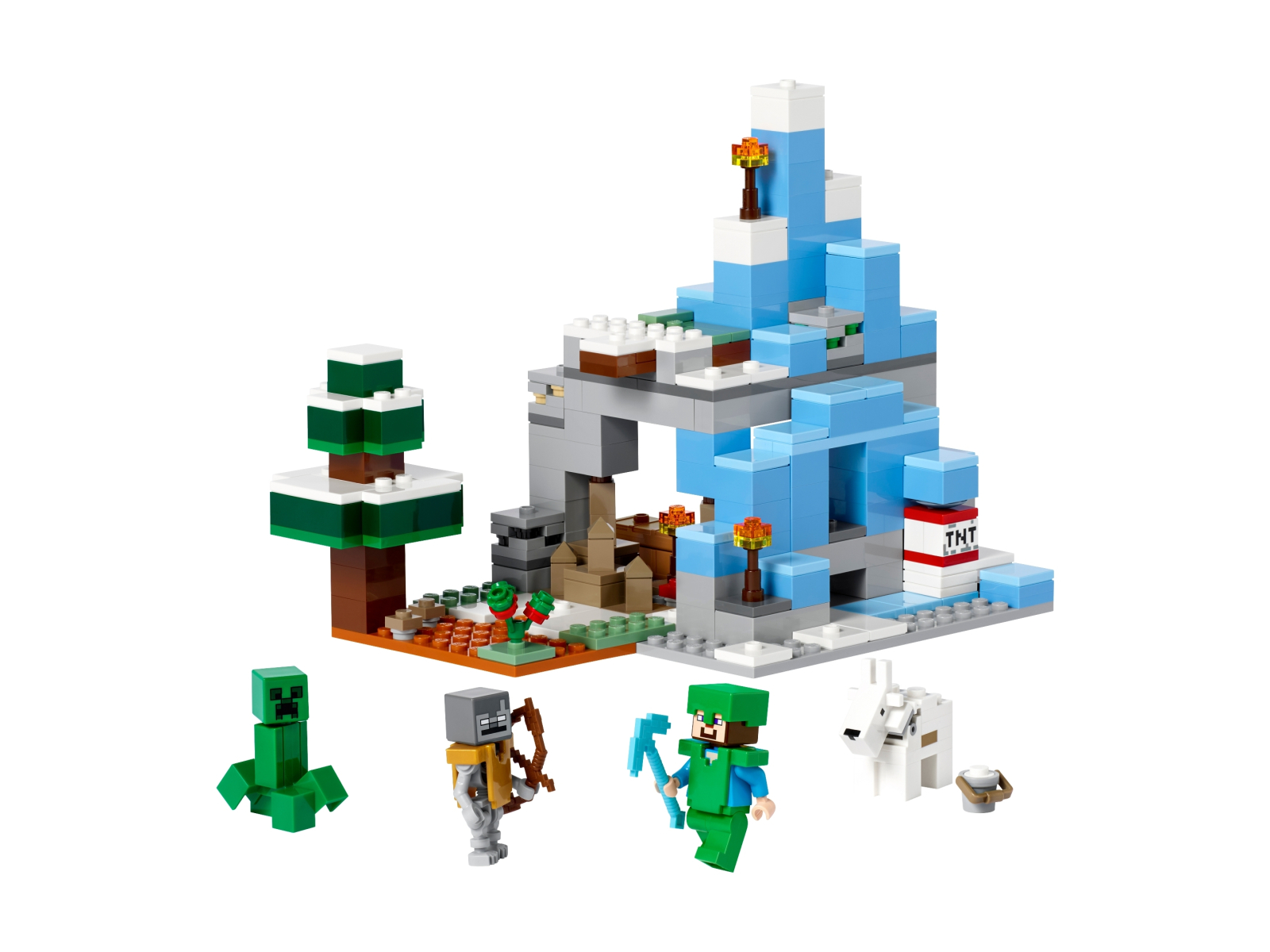 LEGO 21243 Ośnieżone szczyty