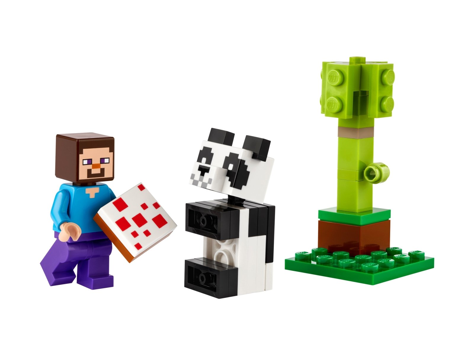 LEGO 30672 Minecraft Steve i mała panda