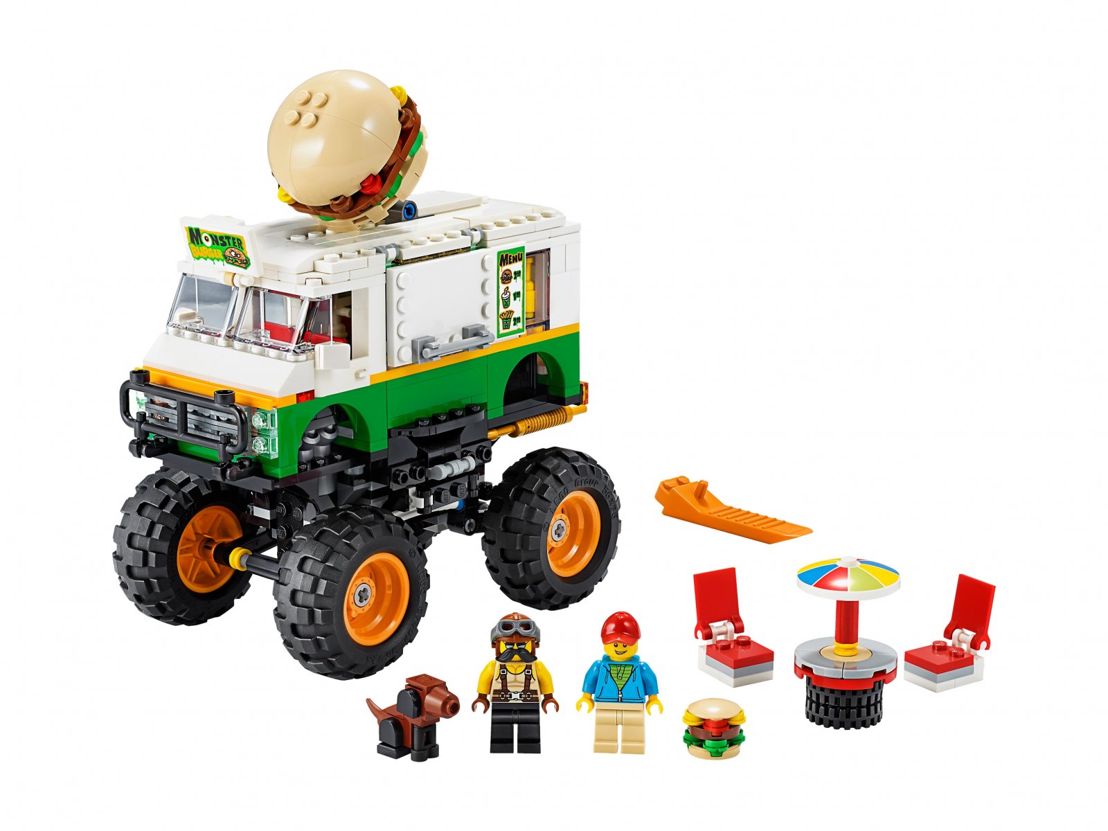 LEGO 31104 Monster truck z burgerami