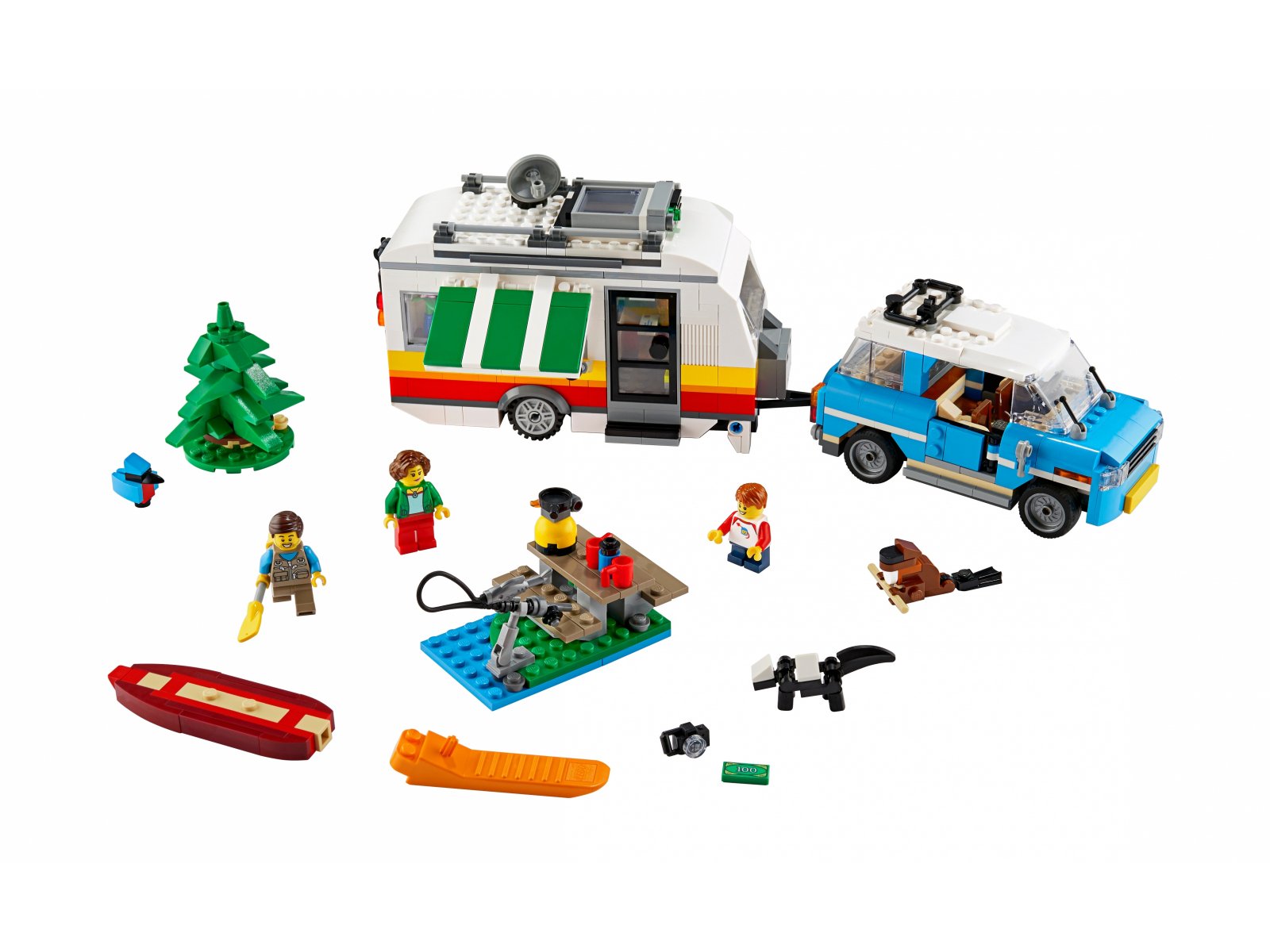 LEGO 31108 Wakacyjny kemping z rodziną