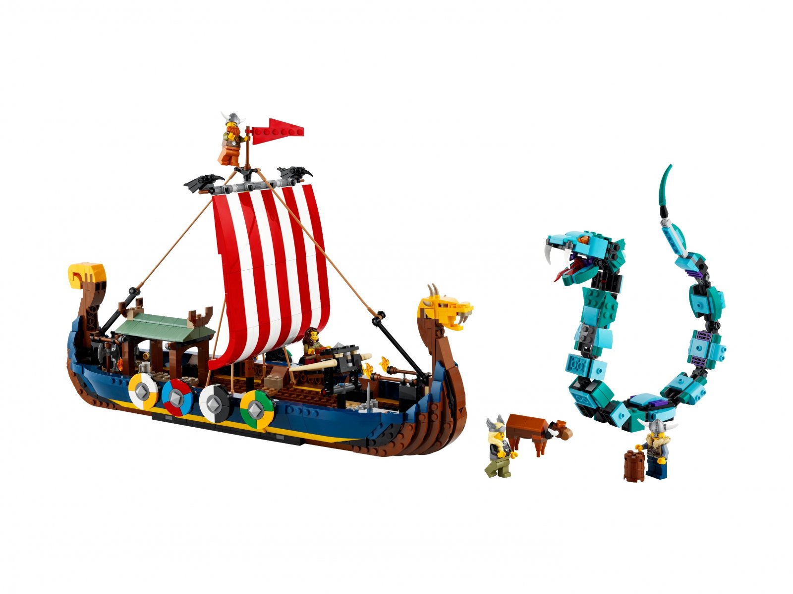 LEGO 31132 Statek wikingów i wąż z Midgardu