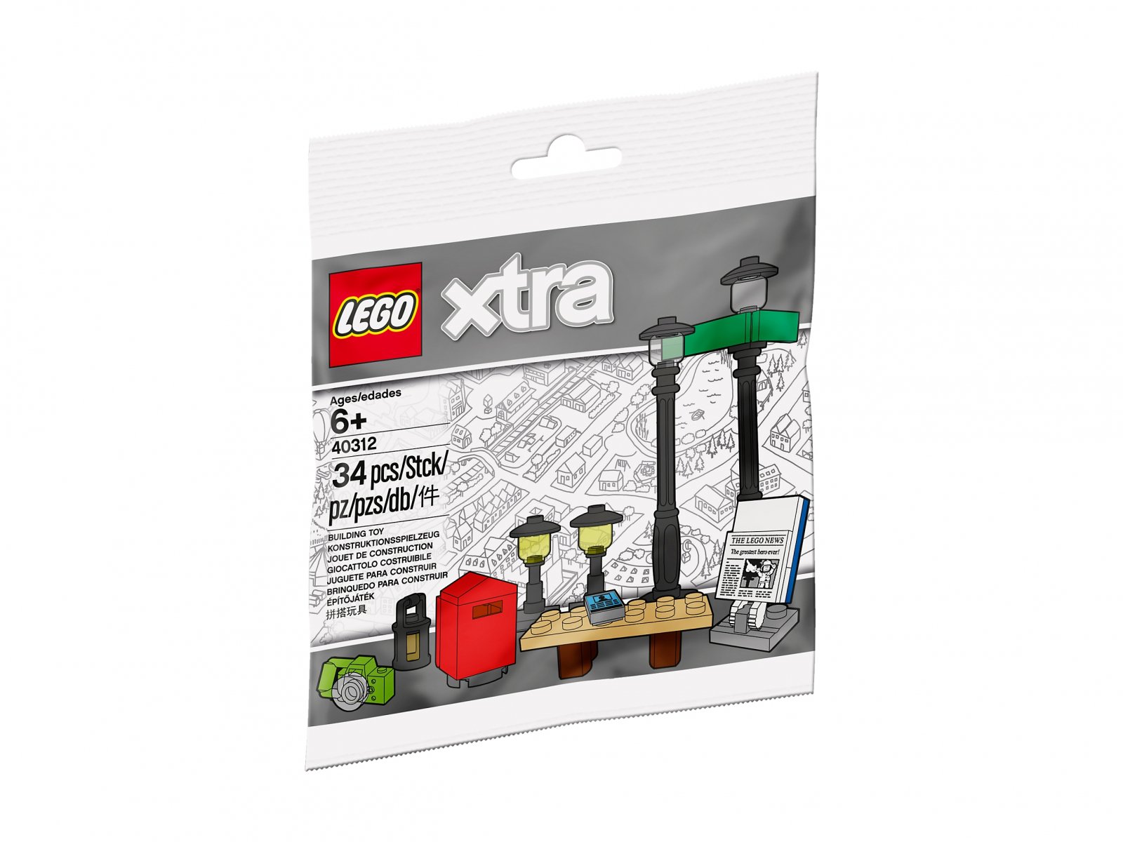 LEGO 40312 Latarnie uliczne