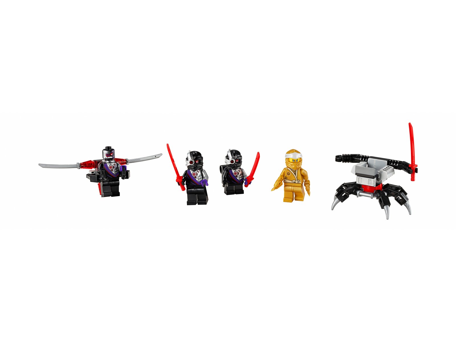 LEGO 40374 Zestaw akcesoriów i minifigurek ze złotym Zane'em