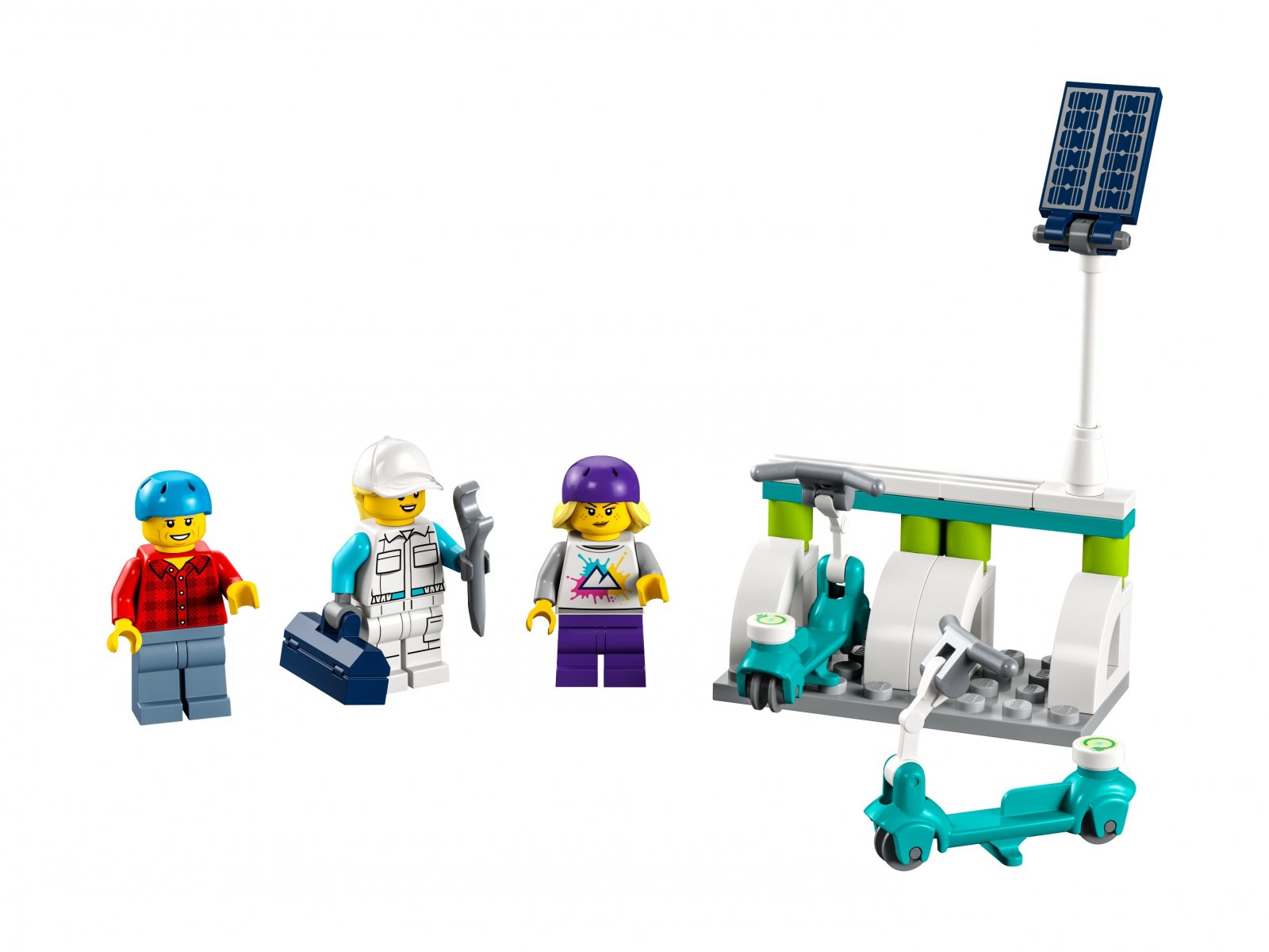 LEGO 40526 Elektryczne hulajnogi i ładowarka