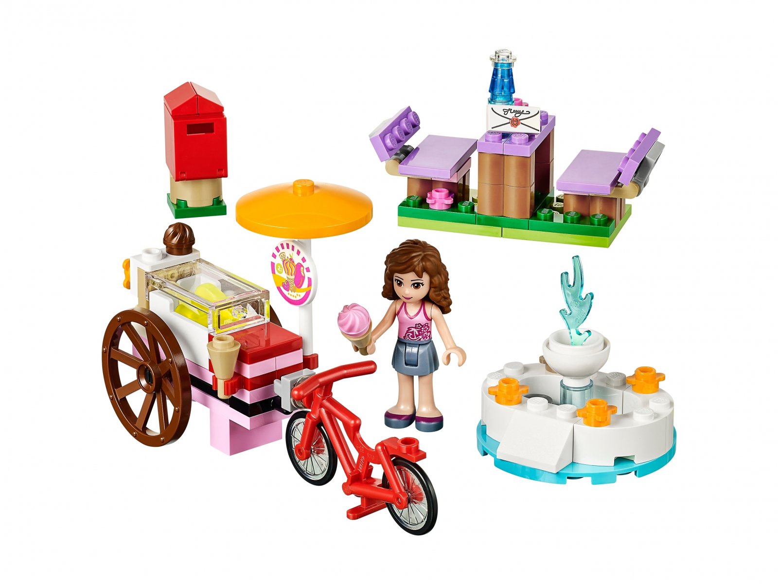 LEGO 41030 Stoisko z Lodami Olivii