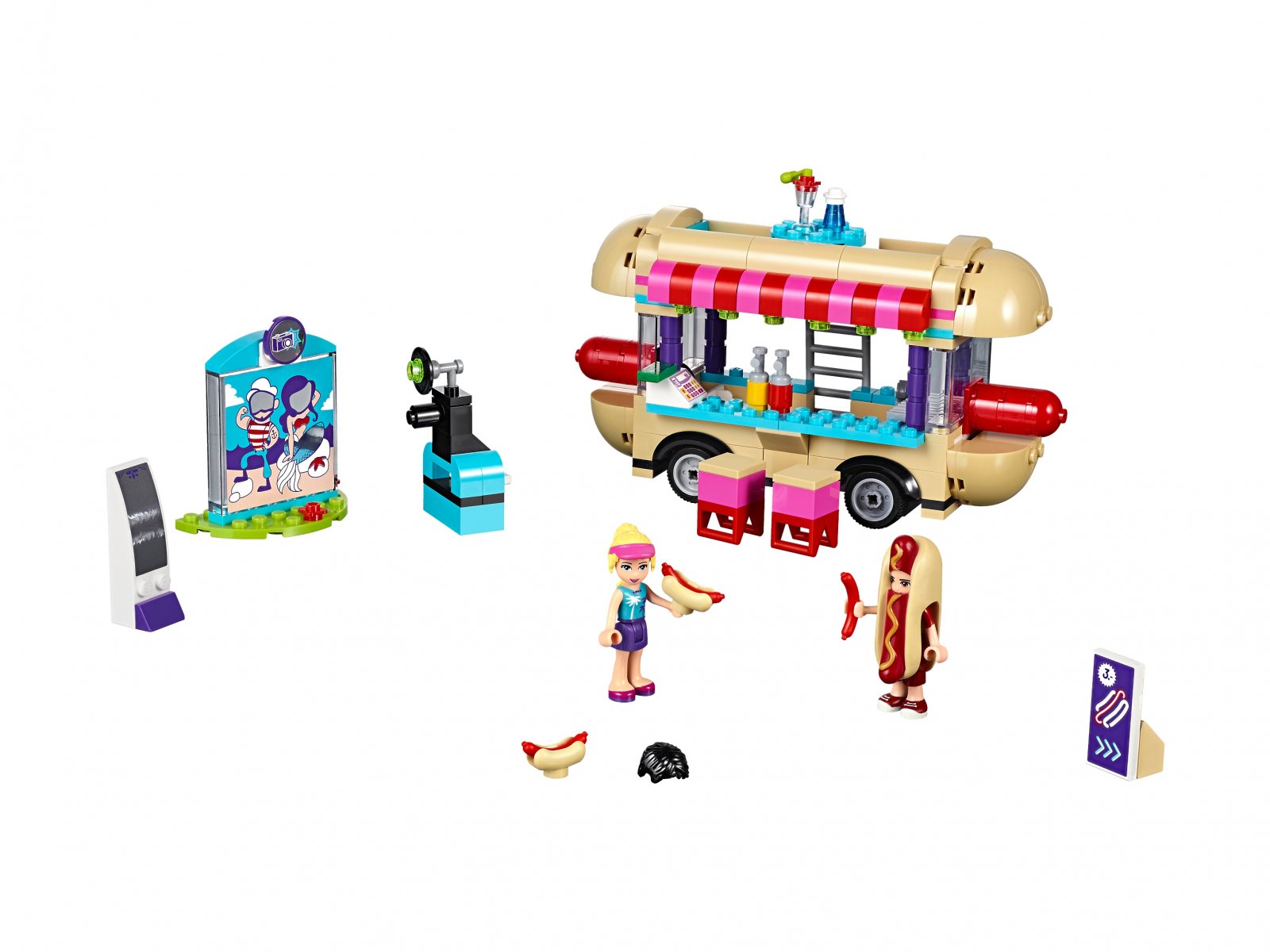 LEGO 41129 Furgonetka z hot-dogami w parku rozrywki