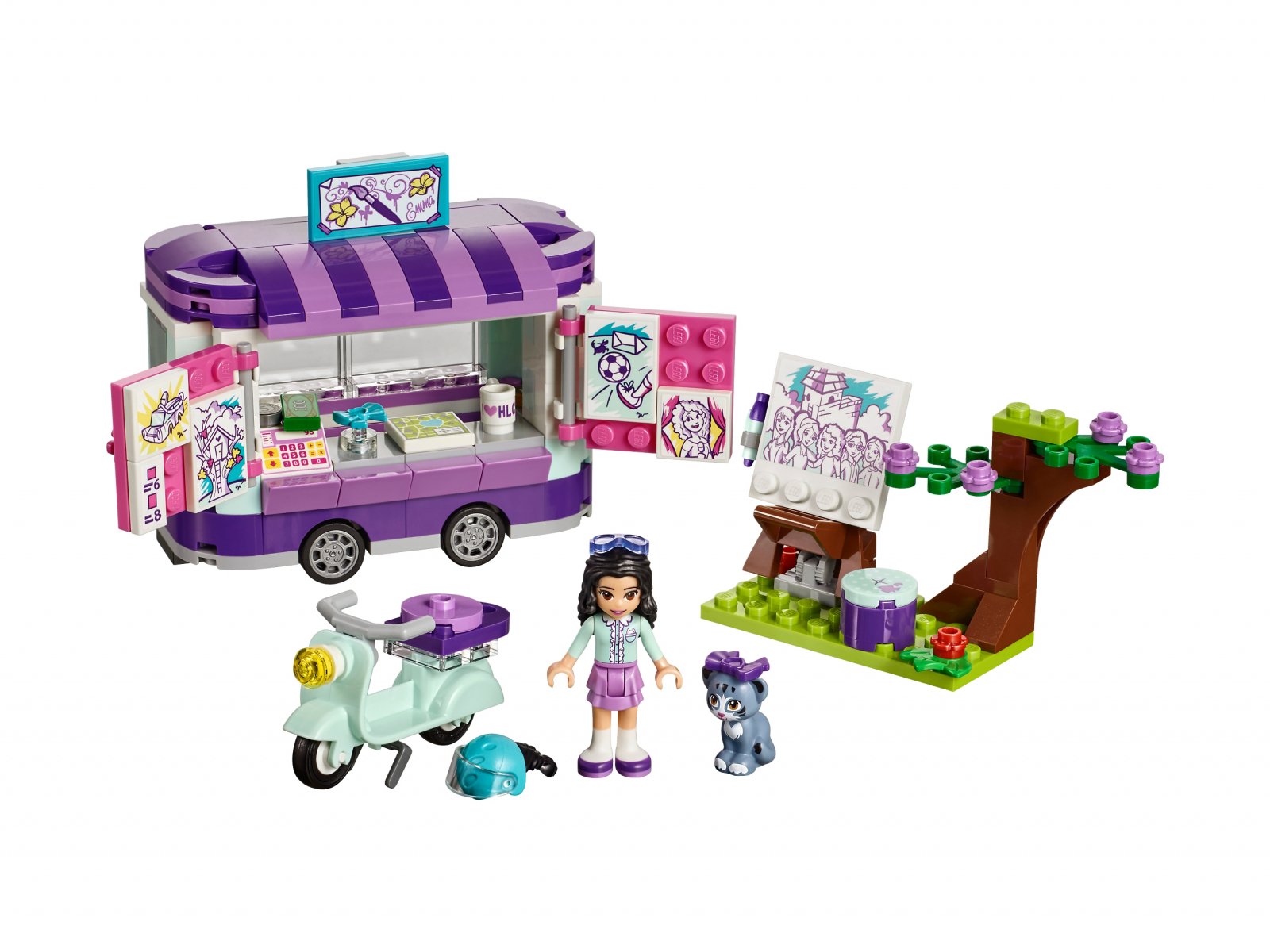 LEGO 41332 Stoisko z rysunkami Emmy