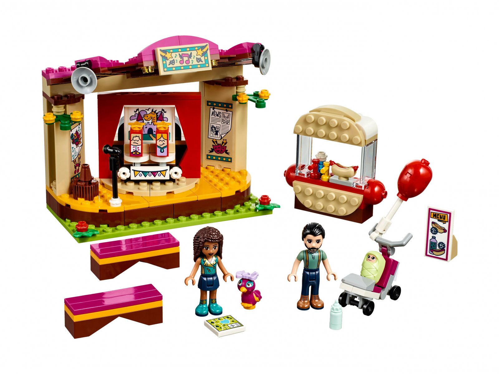 LEGO 41334 Pokaz Andrei w parku