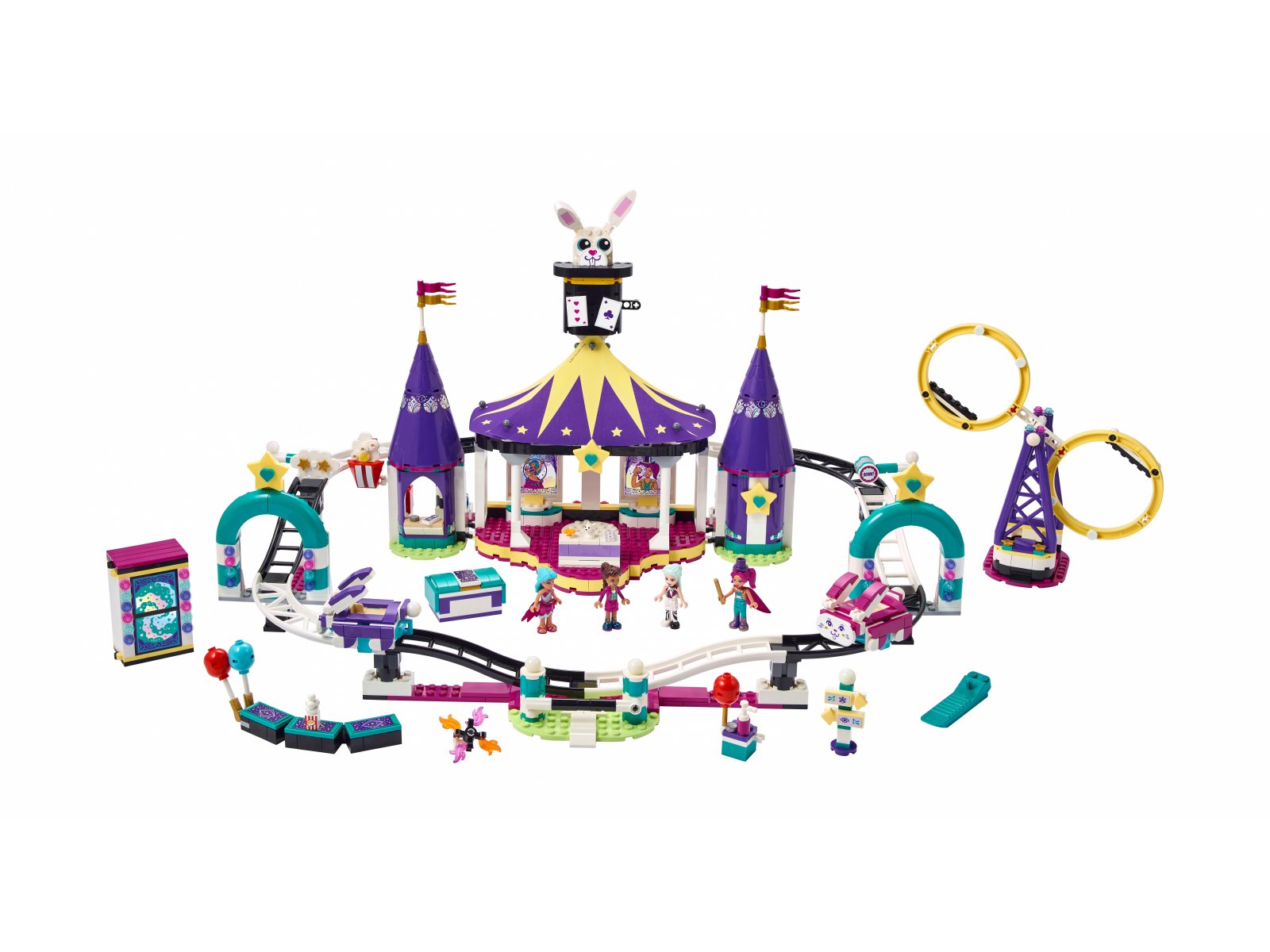 LEGO 41685 Magiczne wesołe miasteczko z kolejką górską