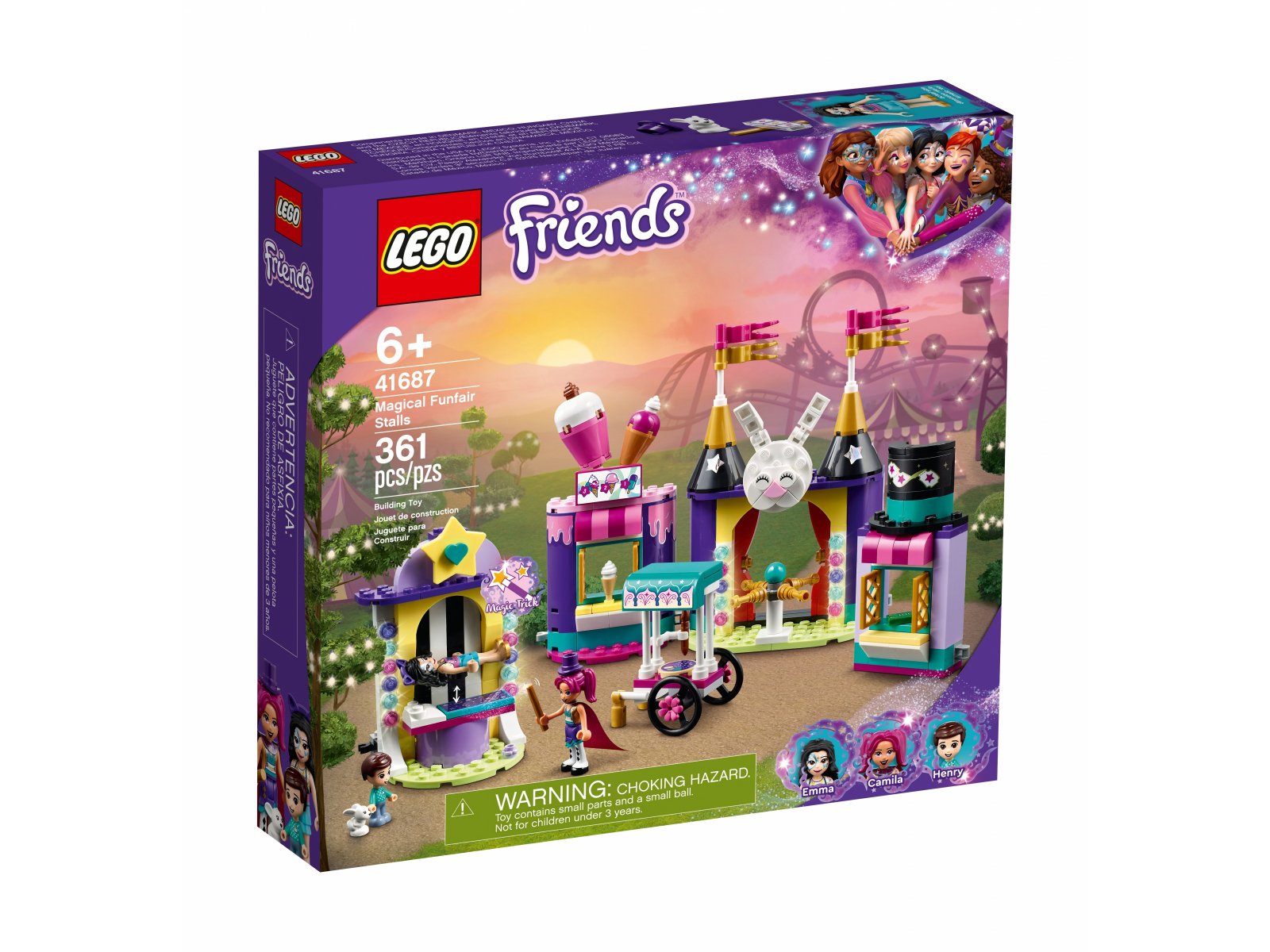 LEGO 41687 Magiczne stoiska w wesołym miasteczku