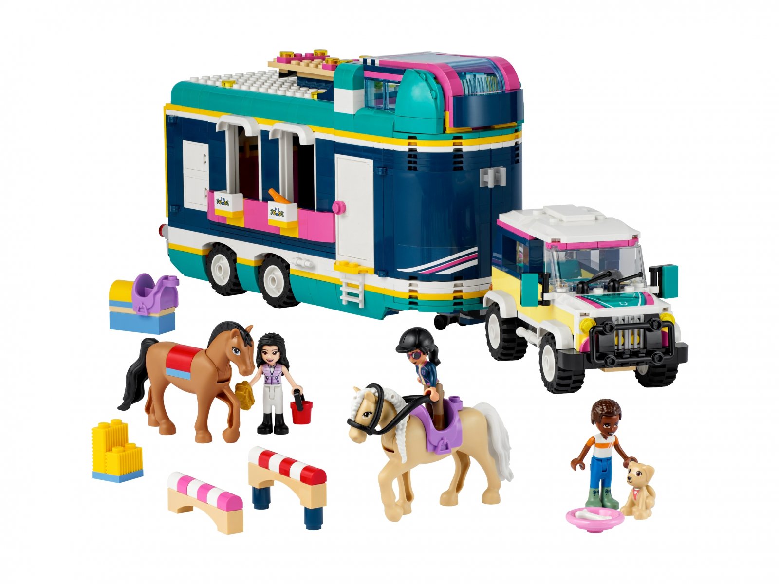 LEGO 41722 Przyczepa na wystawę koni