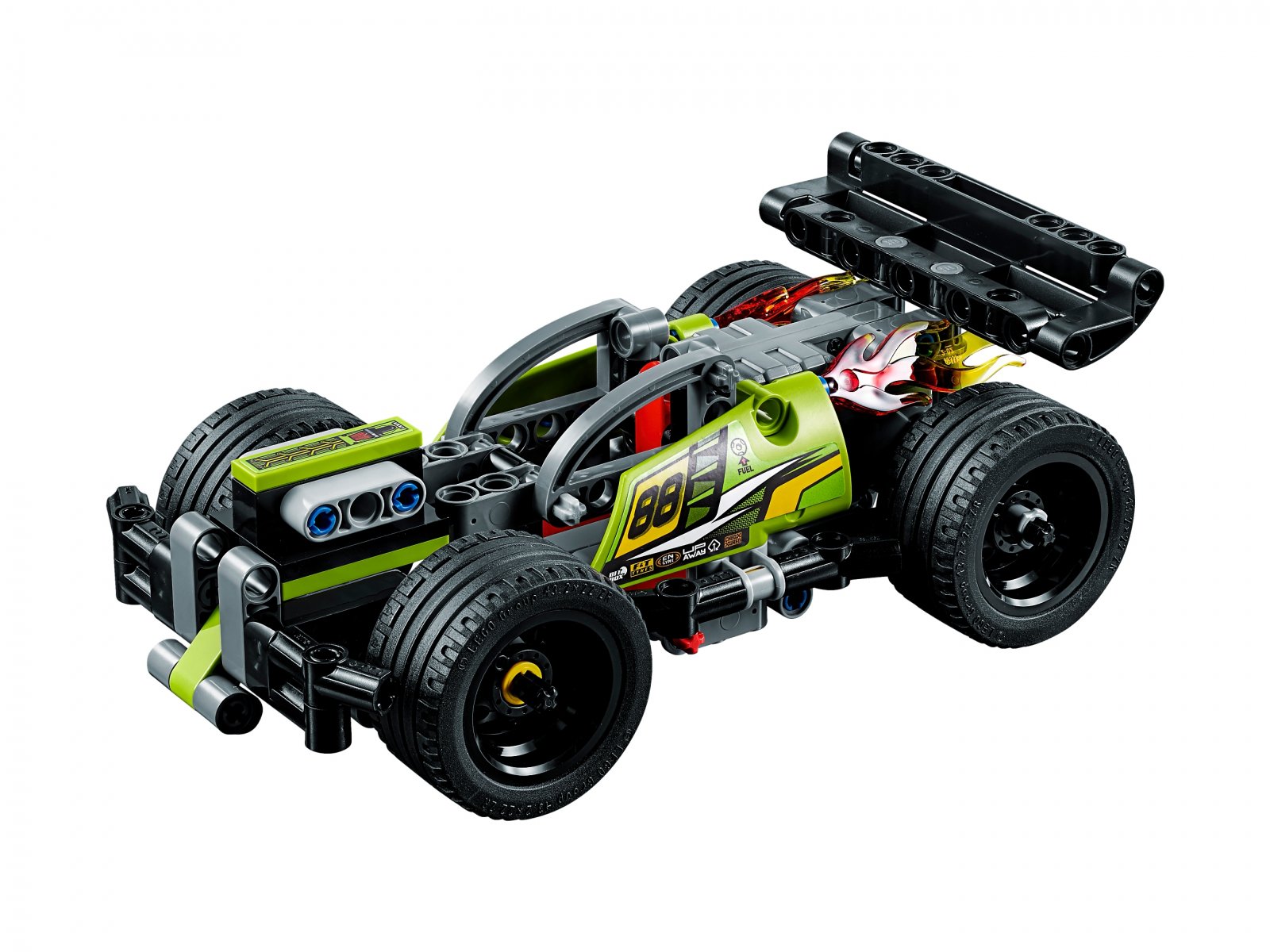 LEGO 42072 Żółta wyścigówka