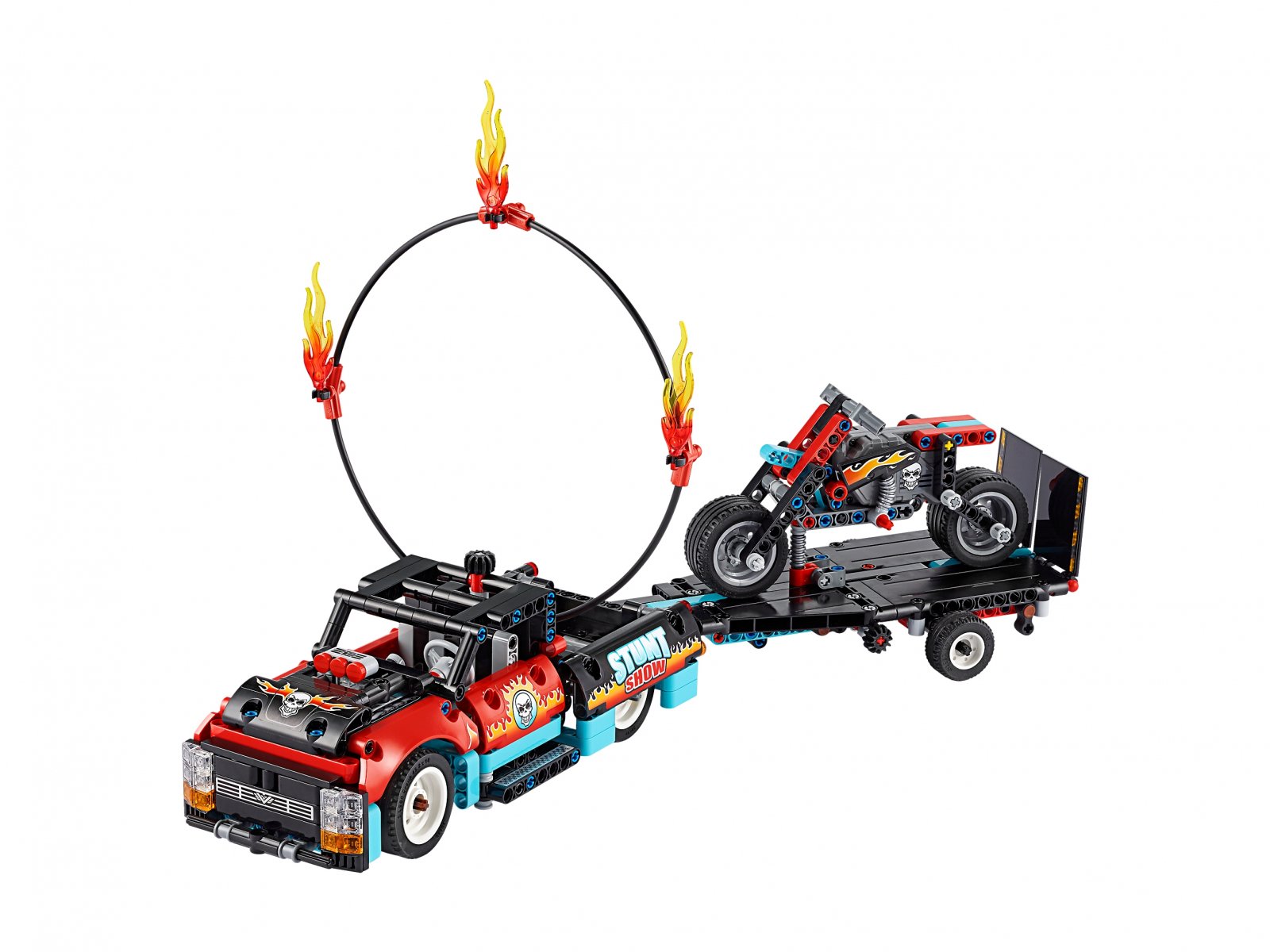 LEGO 42106 Furgonetka i motocykl kaskaderski