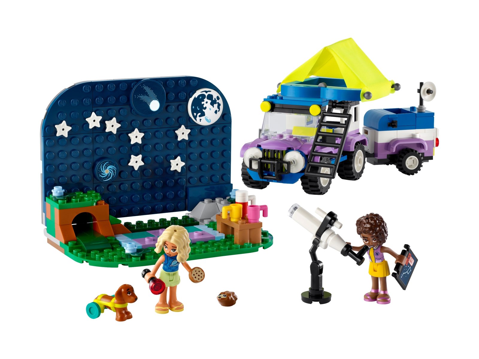 LEGO 42603 Friends Kamper z mobilnym obserwatorium gwiazd