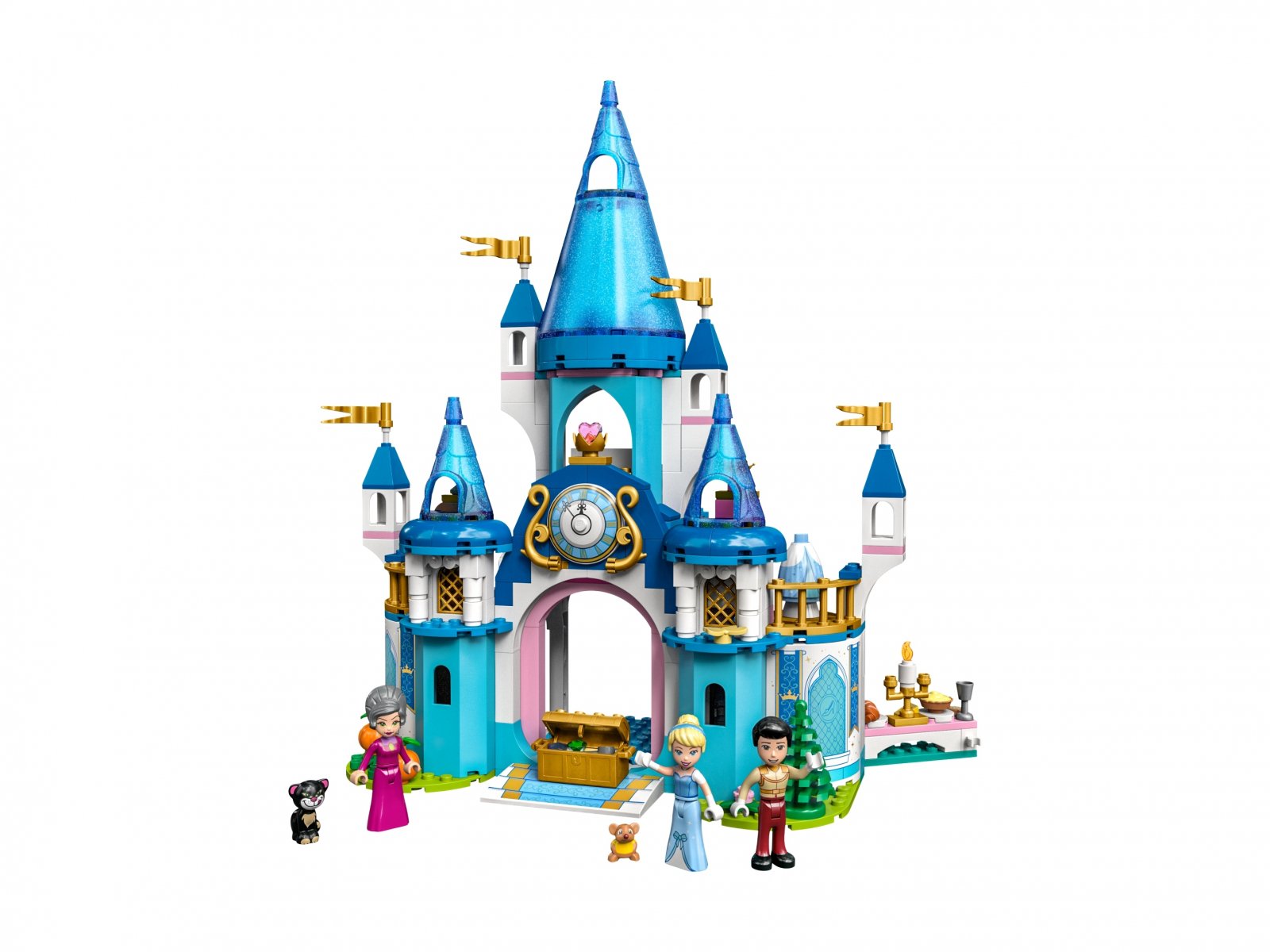 LEGO 43206 Zamek Kopciuszka i Księcia z bajki