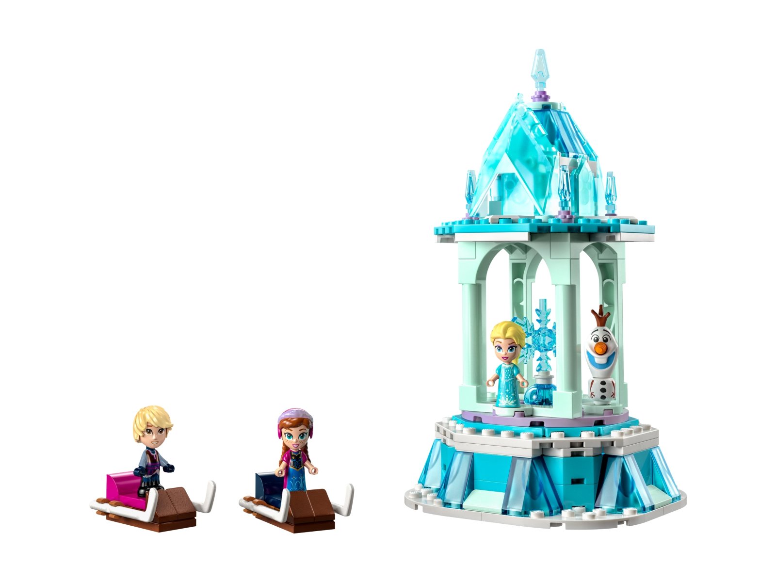 LEGO 43218 Magiczna karuzela Anny i Elzy