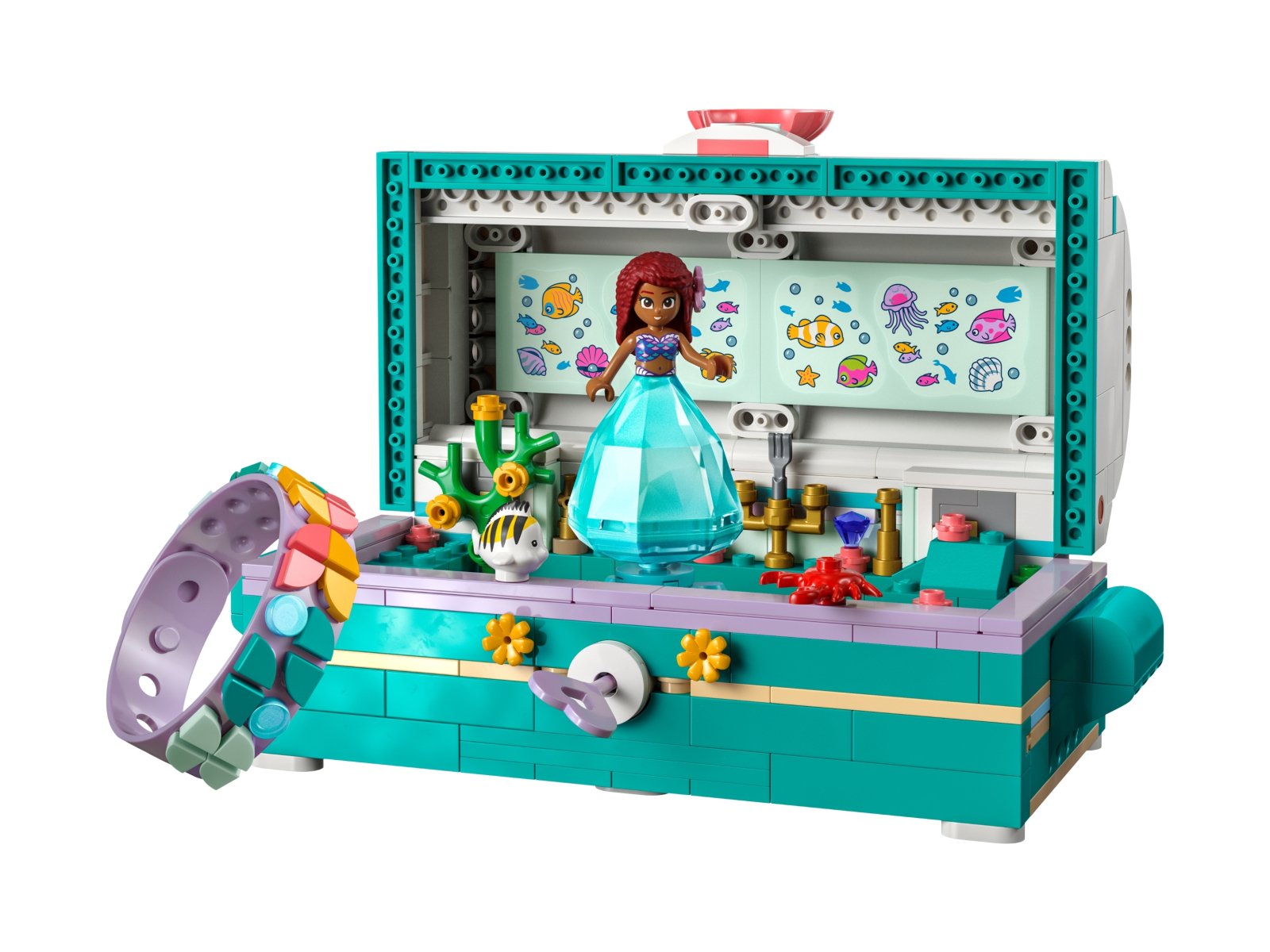 LEGO 43229 Skrzynia ze skarbami Arielki