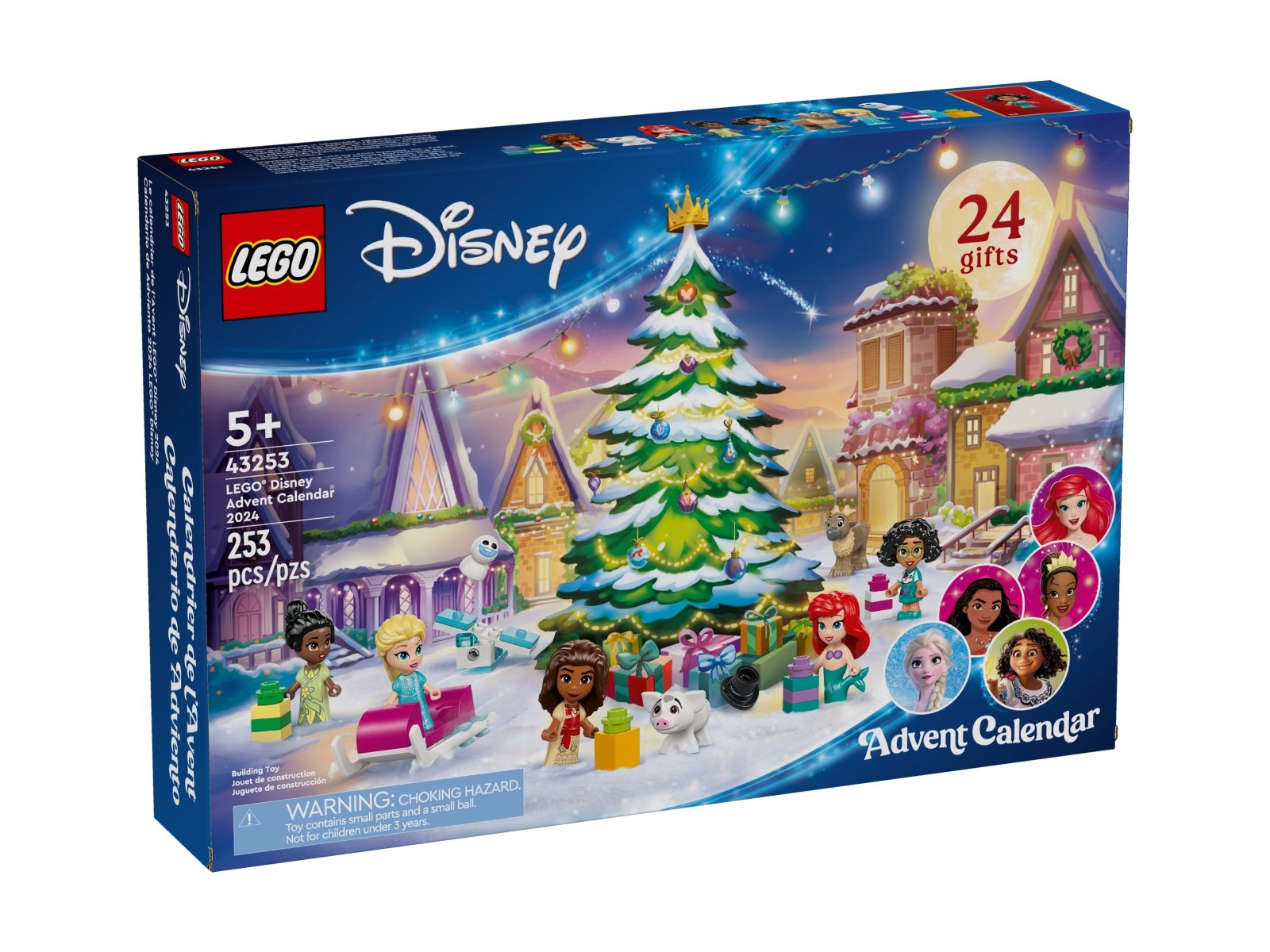 LEGO 43253 Disney Kalendarz adwentowy na 2024 rok
