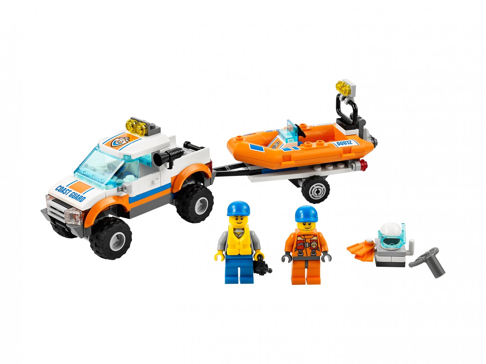 LEGO 60012 Wóz terenowy i łódź nurków