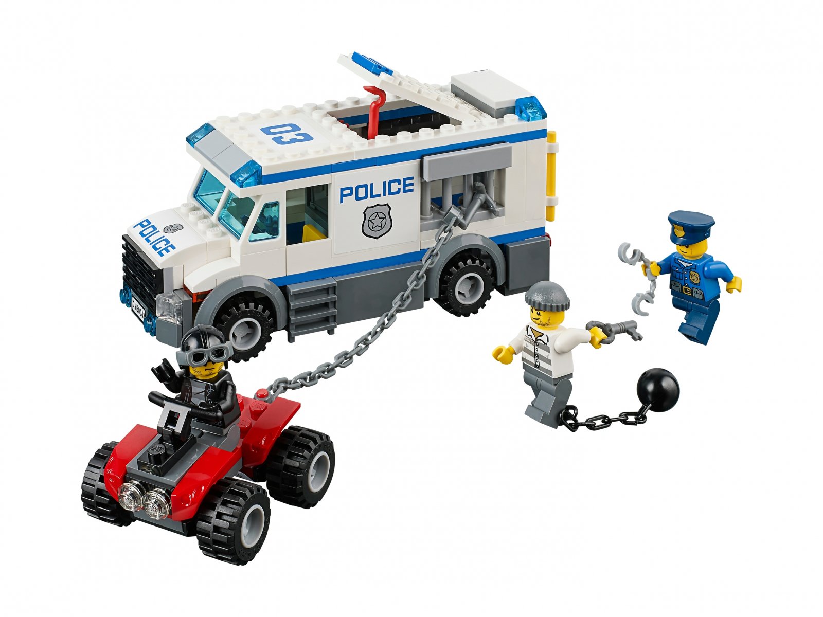 LEGO 60043 Policyjny transporter więźniów