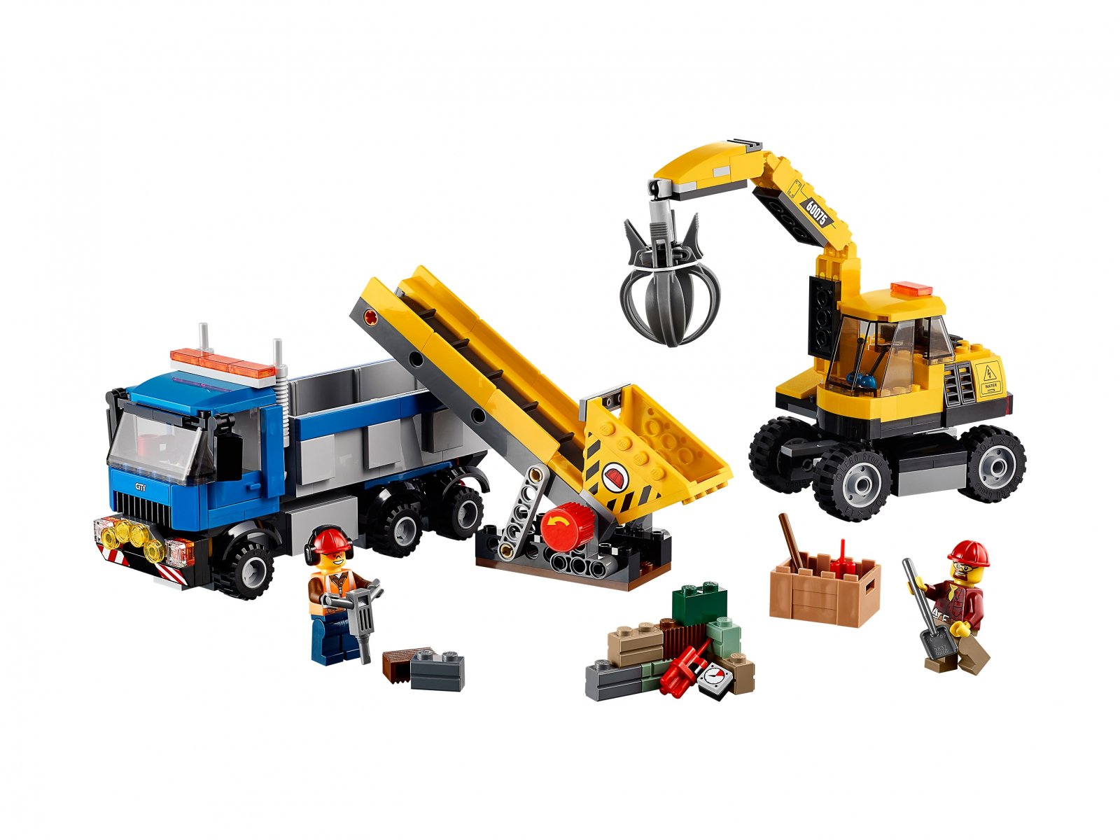 LEGO 60075 Koparka i ciężarówka