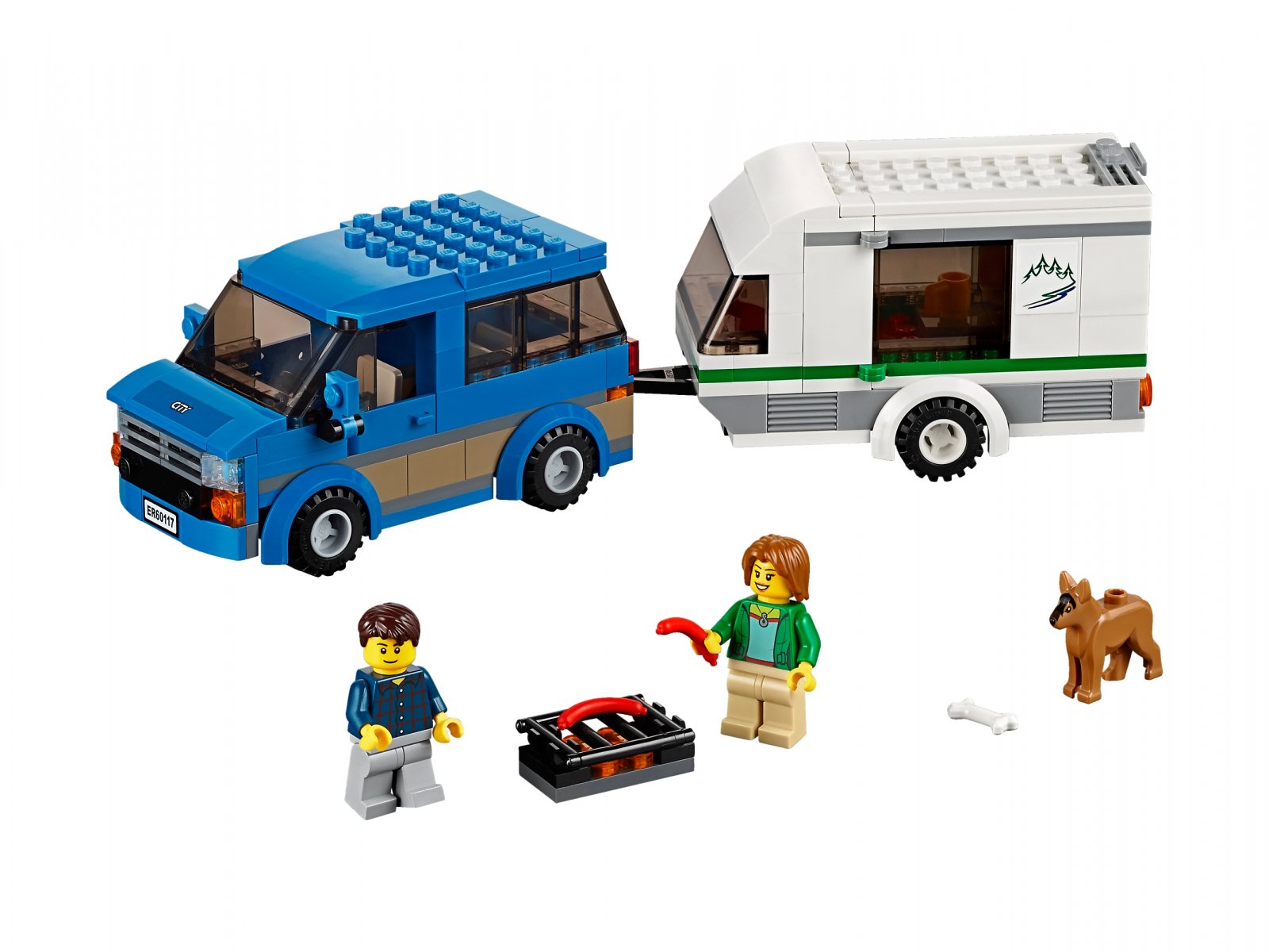 LEGO 60117 Van z przyczepą kampingowa