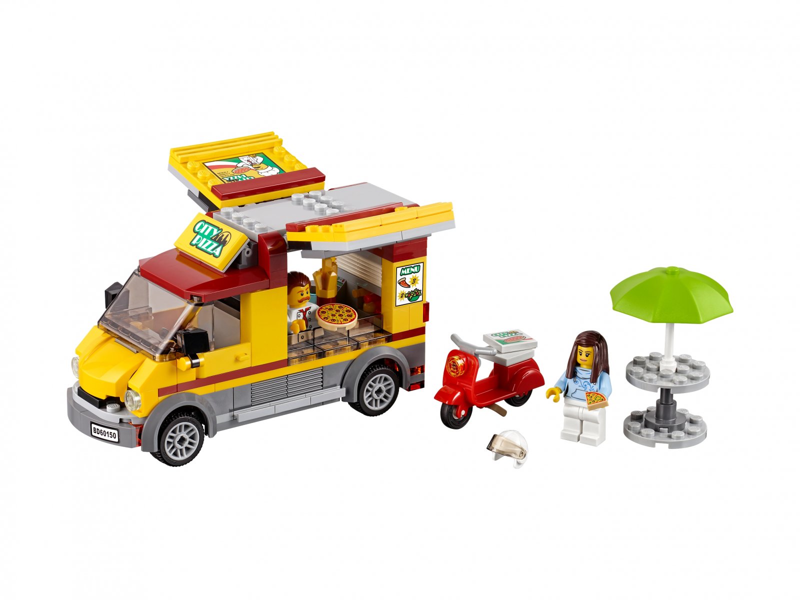 LEGO 60150 Foodtruck z pizzą