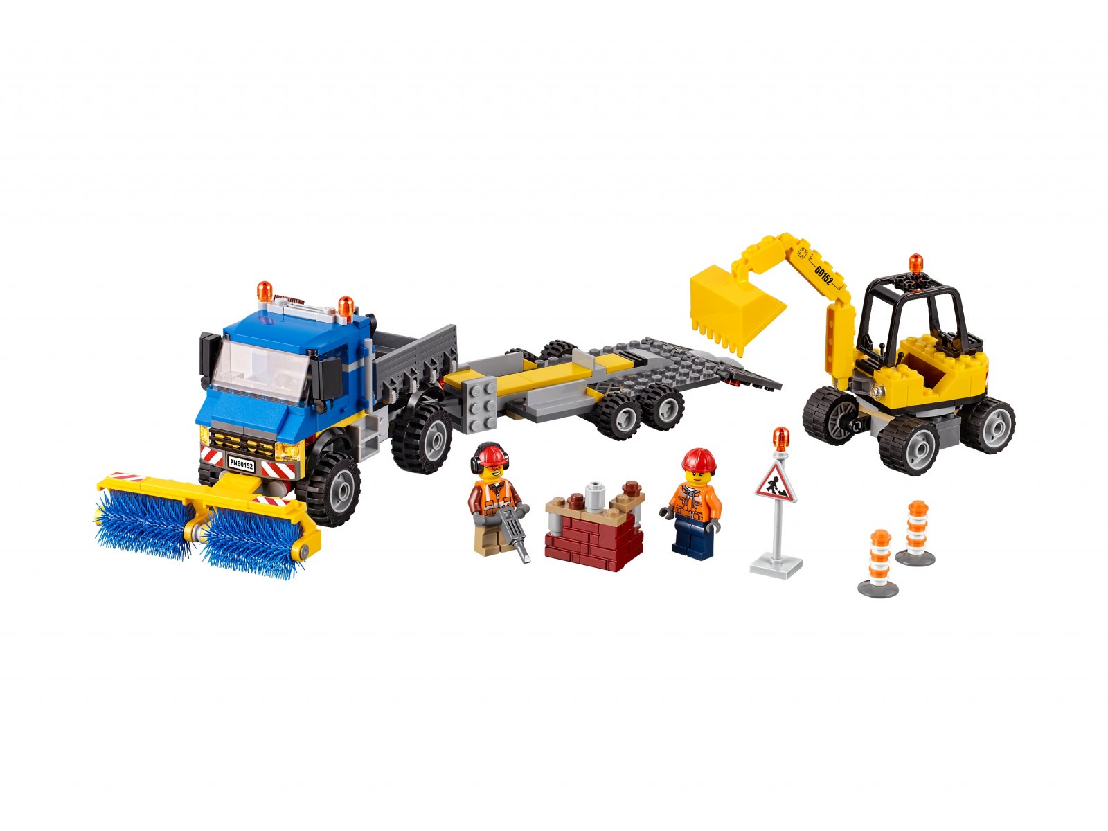 LEGO 60152 Zamiatacz ulic i koparka