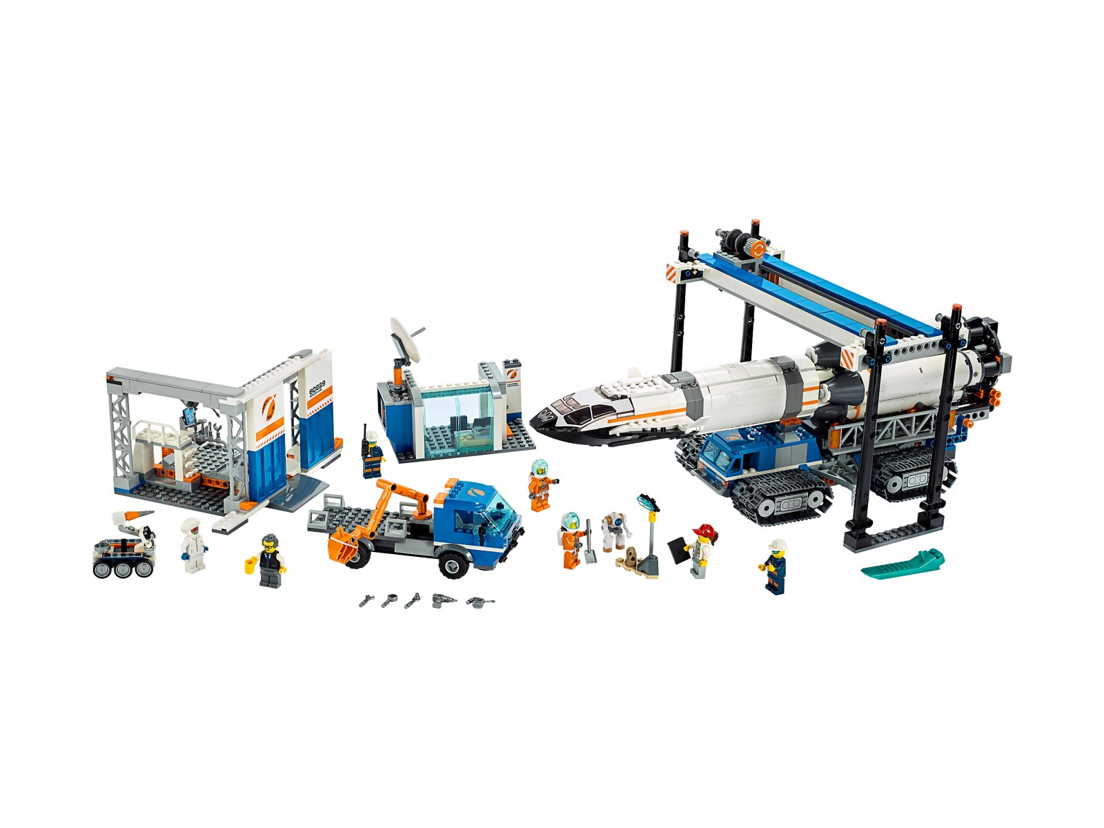 LEGO 60229 Transport i montaż rakiety