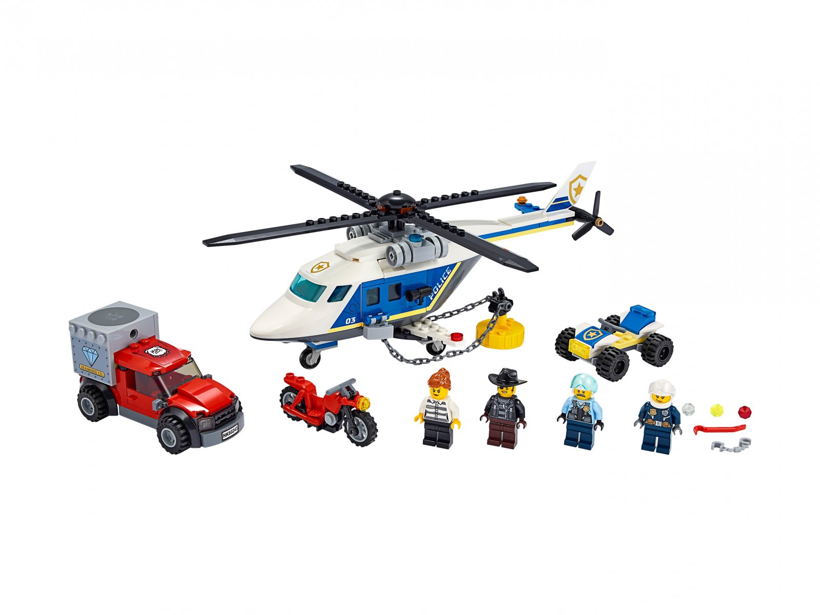 LEGO 60243 Pościg helikopterem policyjnym