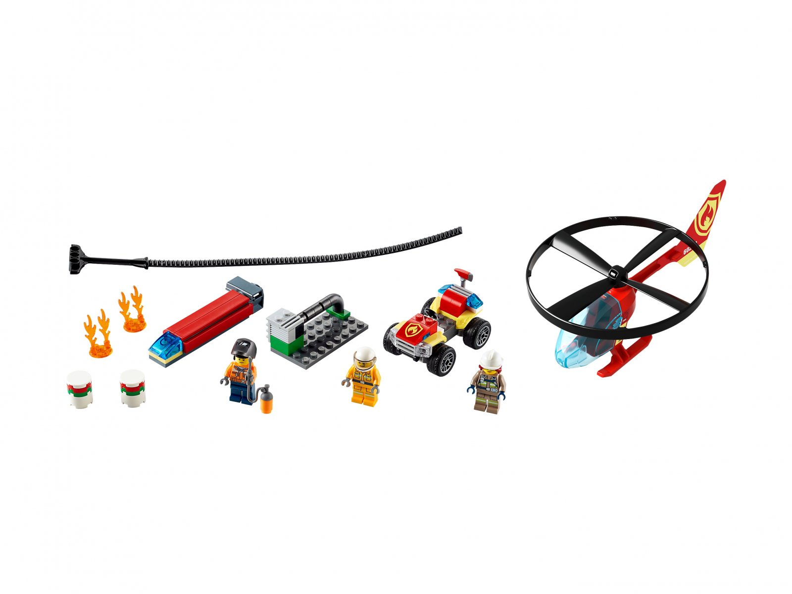 LEGO 60248 Helikopter strażacki leci na ratunek