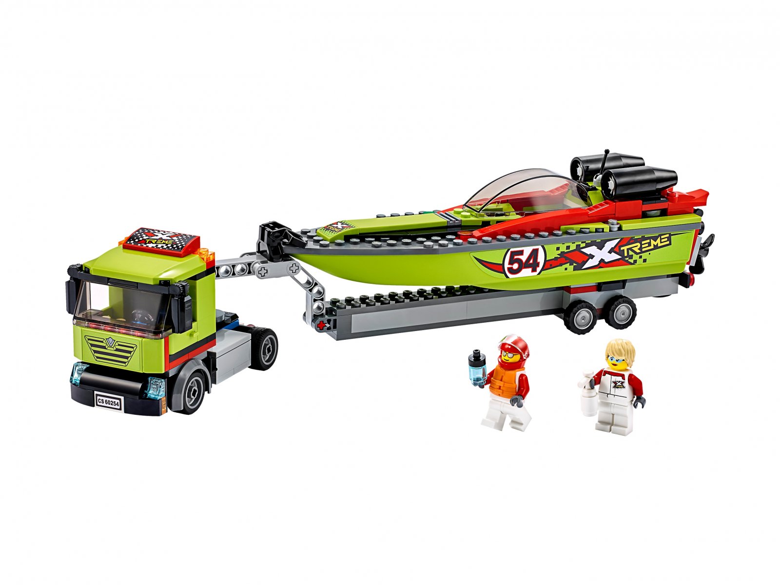 LEGO 60254 Transporter łodzi wyścigowej