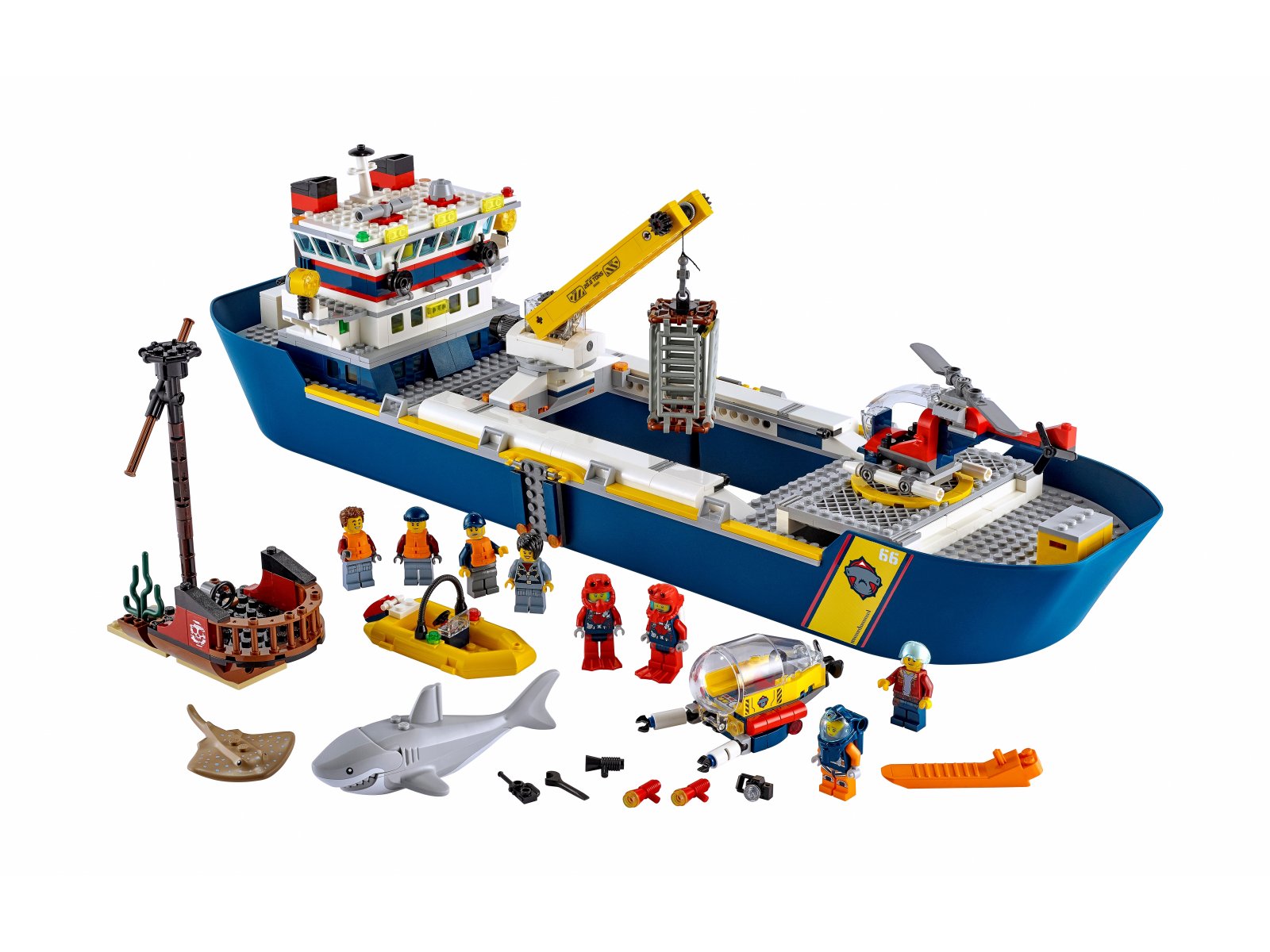 LEGO 60266 Statek badaczy oceanu