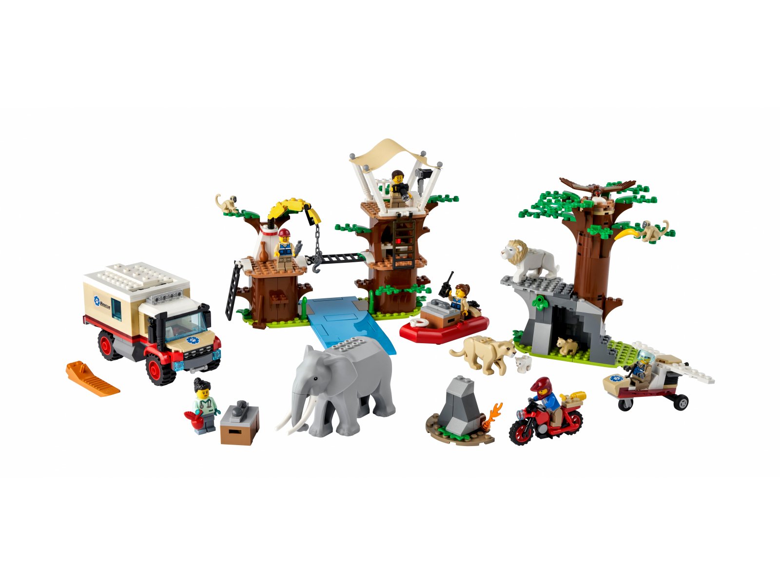 LEGO 60307 Obóz ratowników dzikich zwierząt
