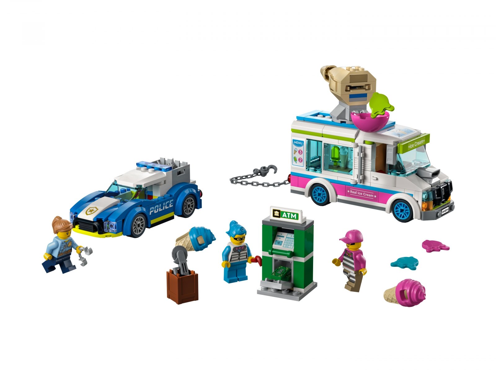 LEGO 60314 Policyjny pościg za furgonetką z lodami