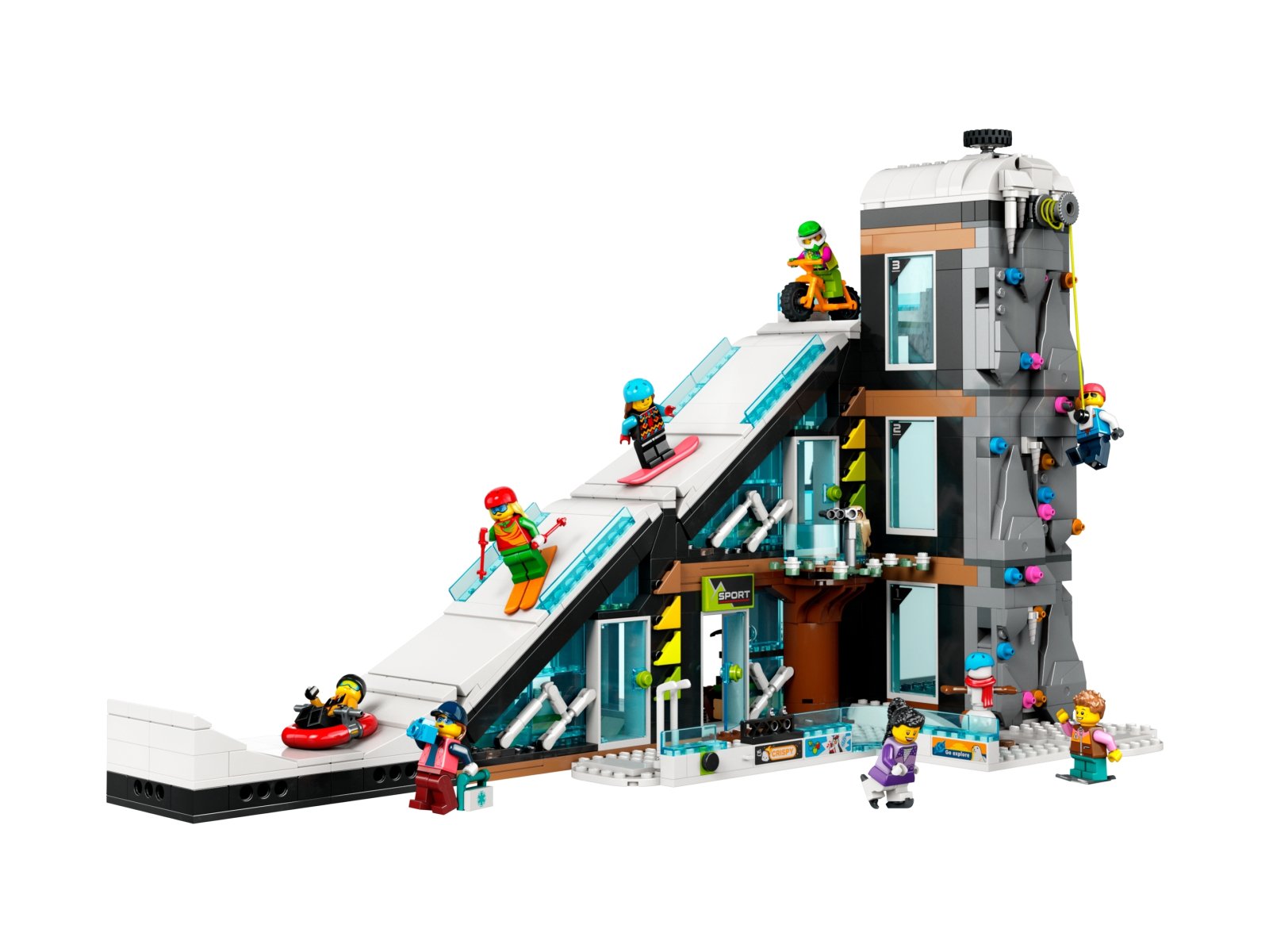 LEGO 60366 Centrum narciarskie i wspinaczkowe