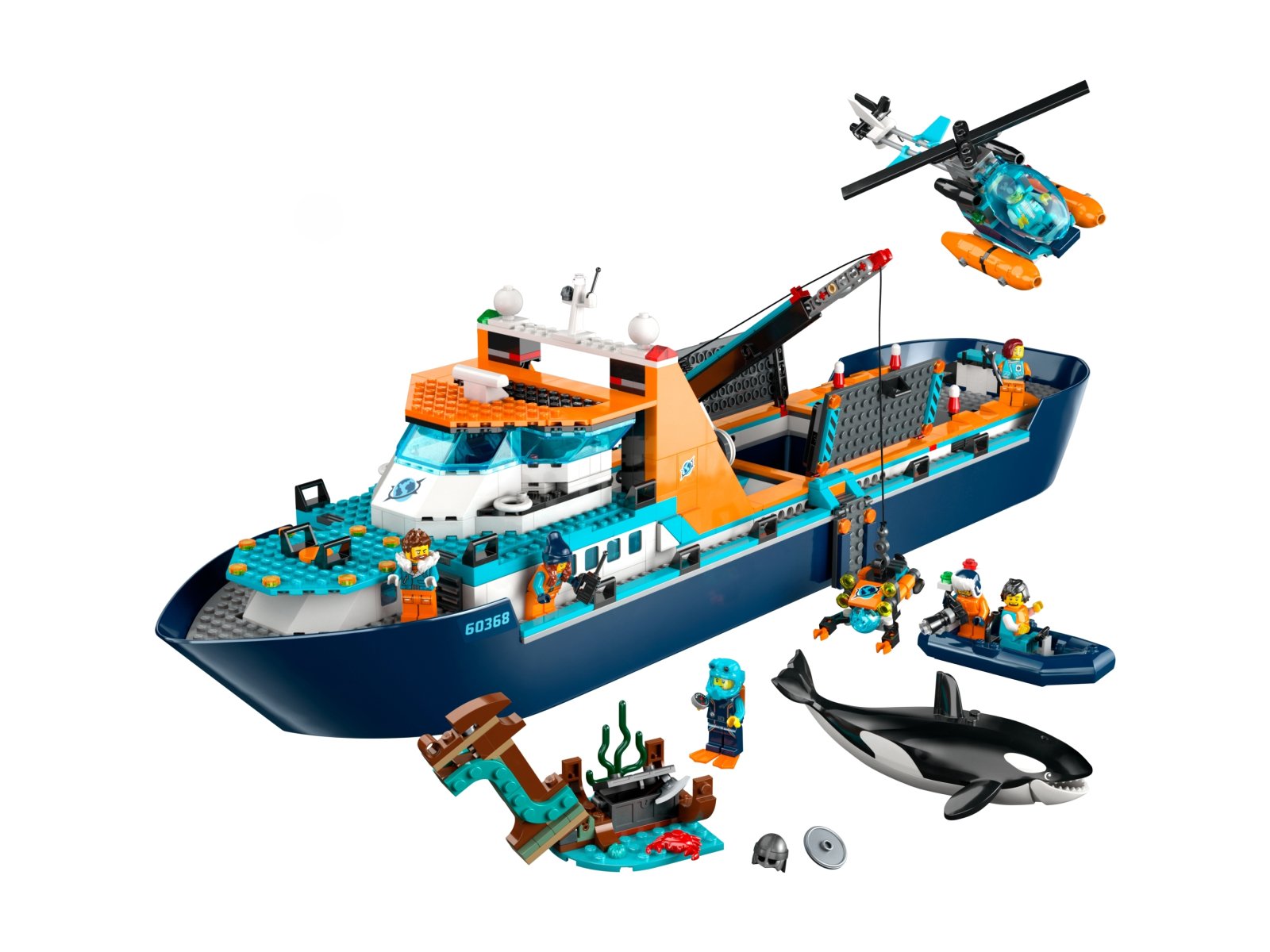 LEGO 60368 Łódź badacza Arktyki