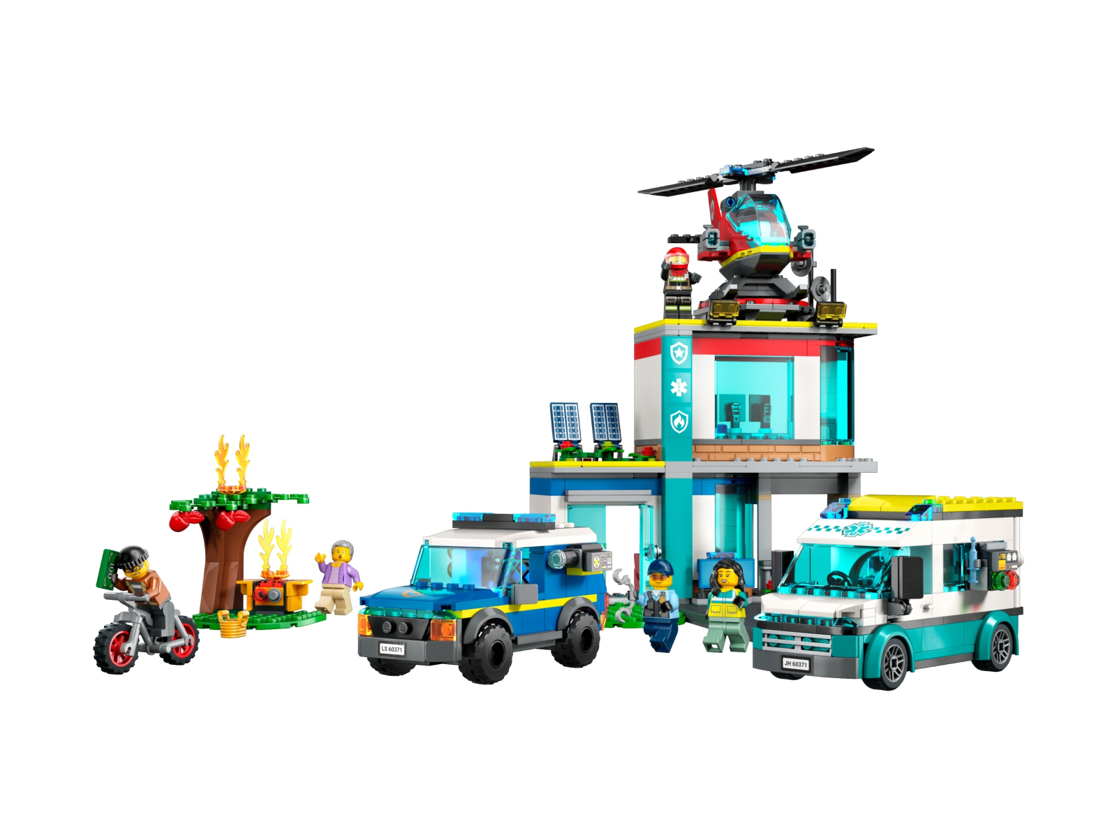 LEGO 60371 Parking dla pojazdów uprzywilejowanych
