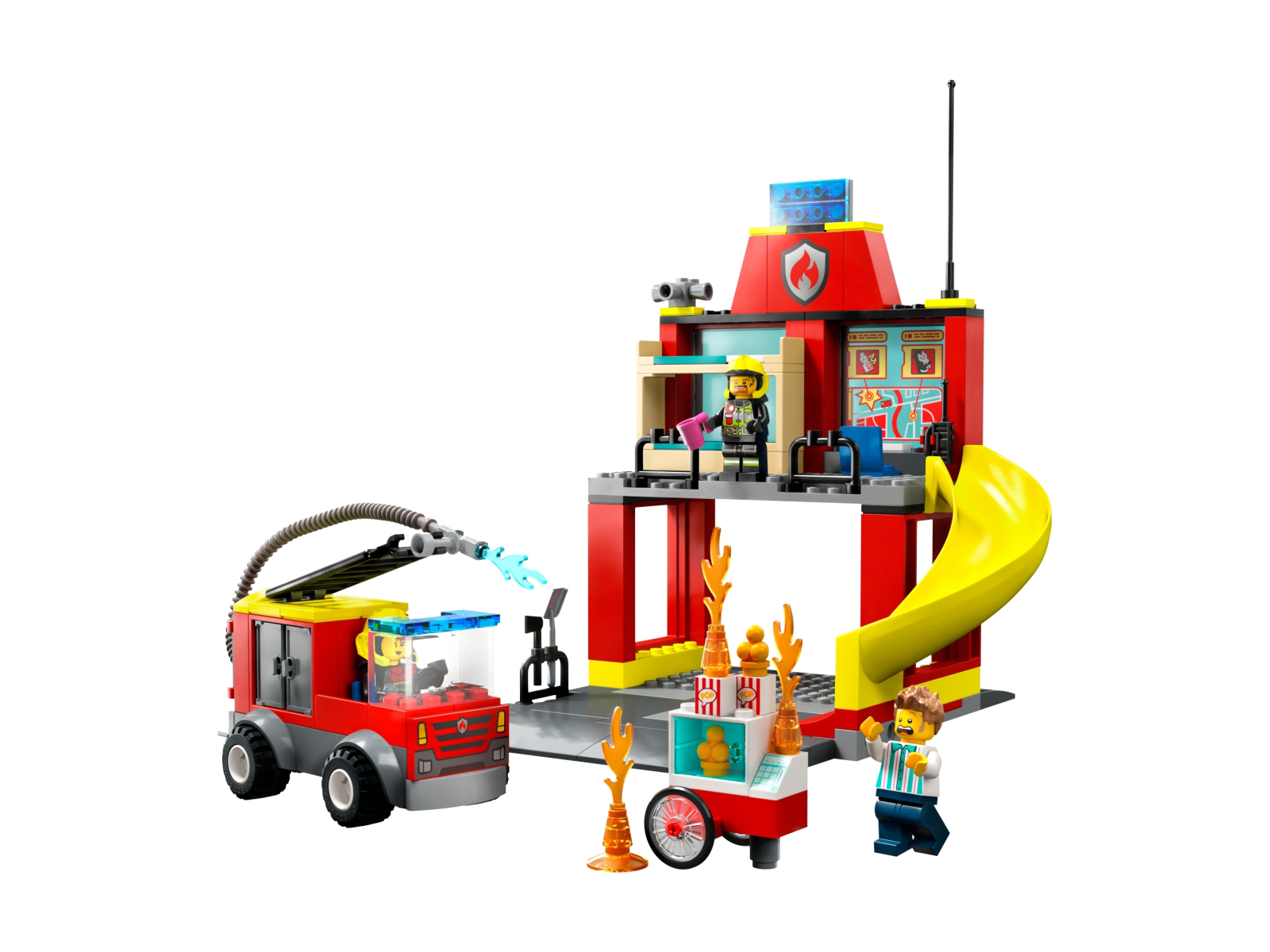 LEGO 60375 Remiza strażacka i wóz strażacki