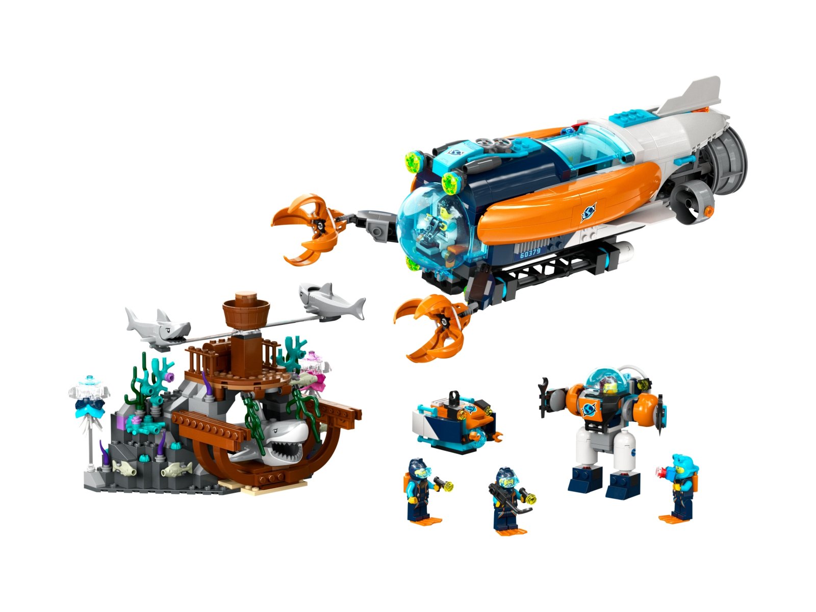 LEGO 60379 Łódź podwodna badacza dna morskiego